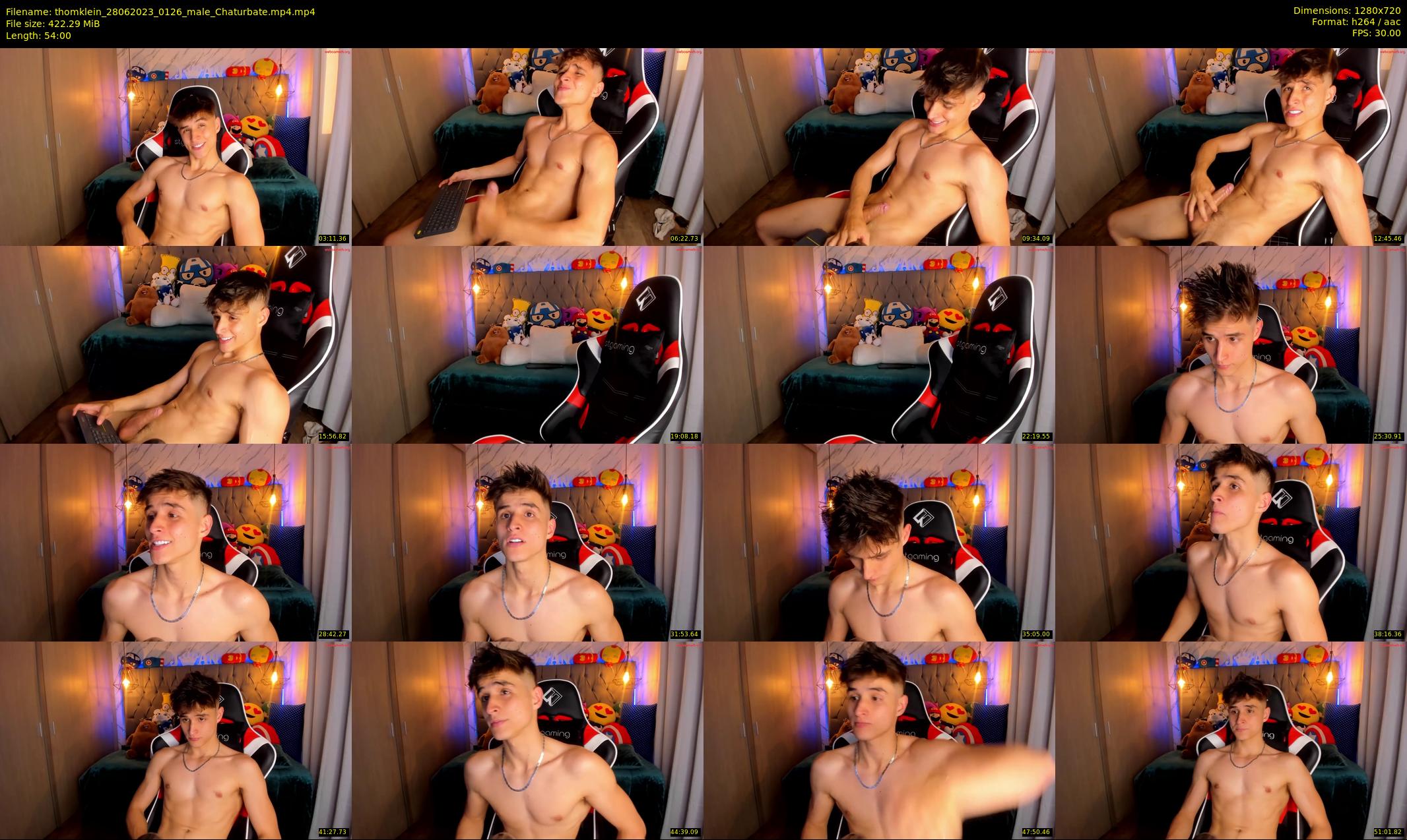 thomklein — 54 minute Chaturbate male cam show recording, 720p, Jun 28, 2023