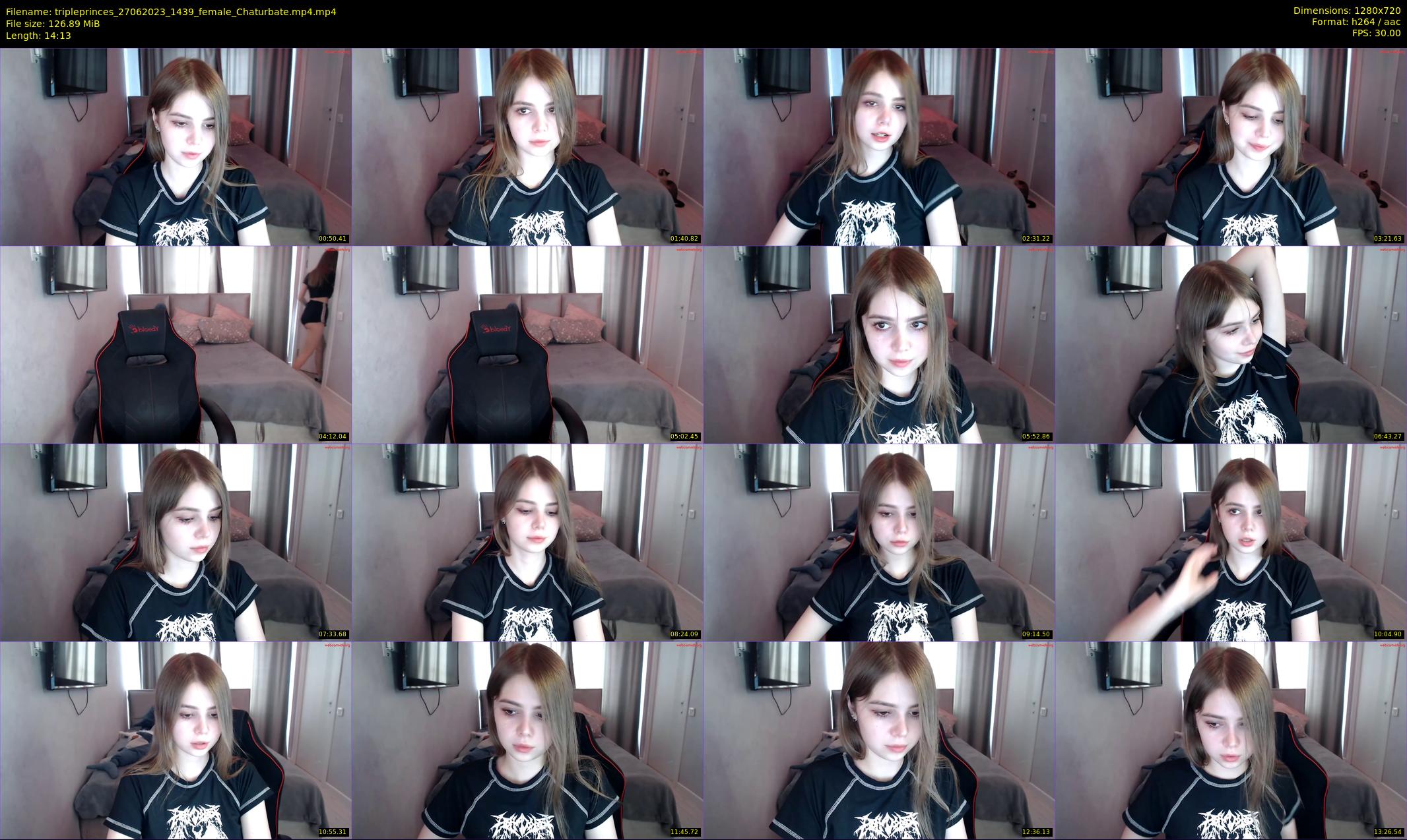 tripleprinces — 15 minute Chaturbate female cam show recording, 720p, Jun 27, 2023
