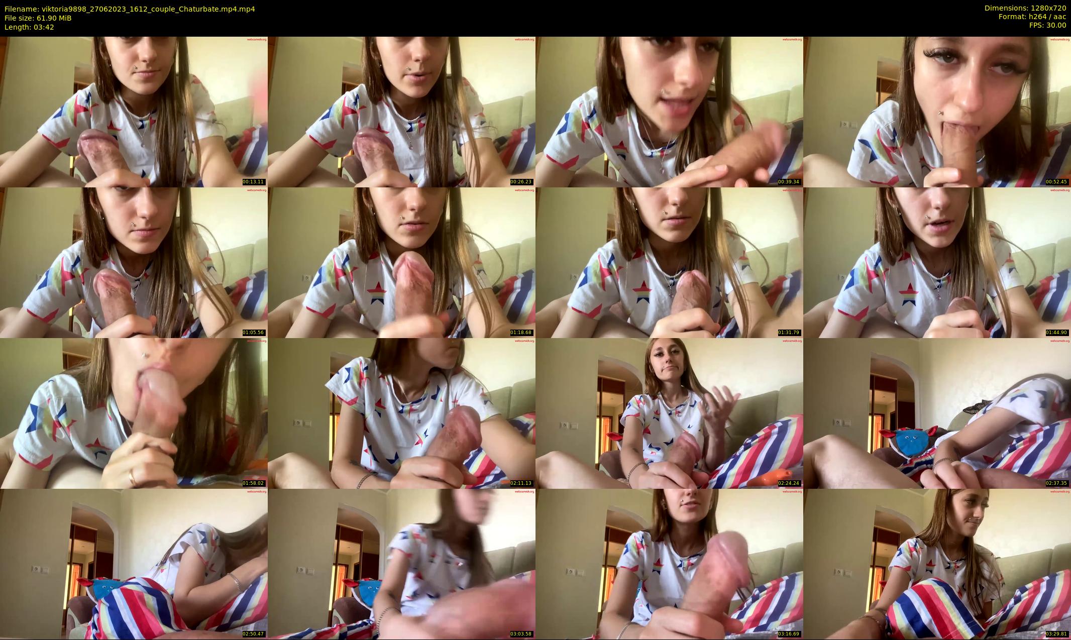 viktoria9898 — 4 minute Chaturbate couple cam show recording, 720p, Jun 27, 2023
