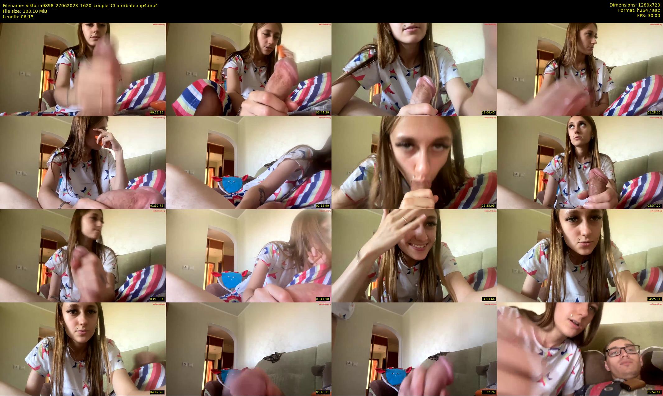 viktoria9898 — 7 minute Chaturbate couple cam show recording, 720p, Jun 27, 2023