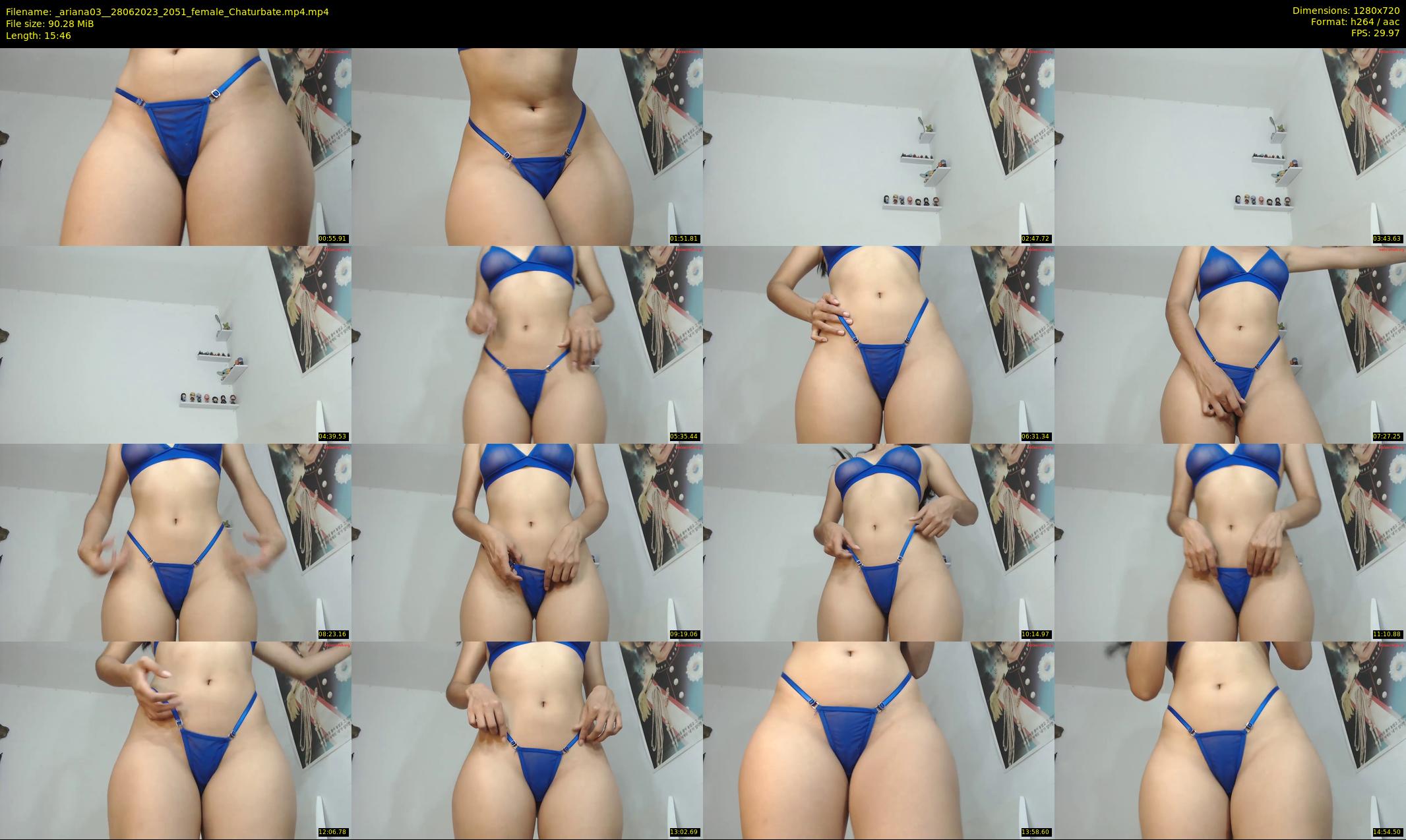 _ariana03_ — 16 minute Chaturbate female cam show recording, 720p, Jun 28, 2023