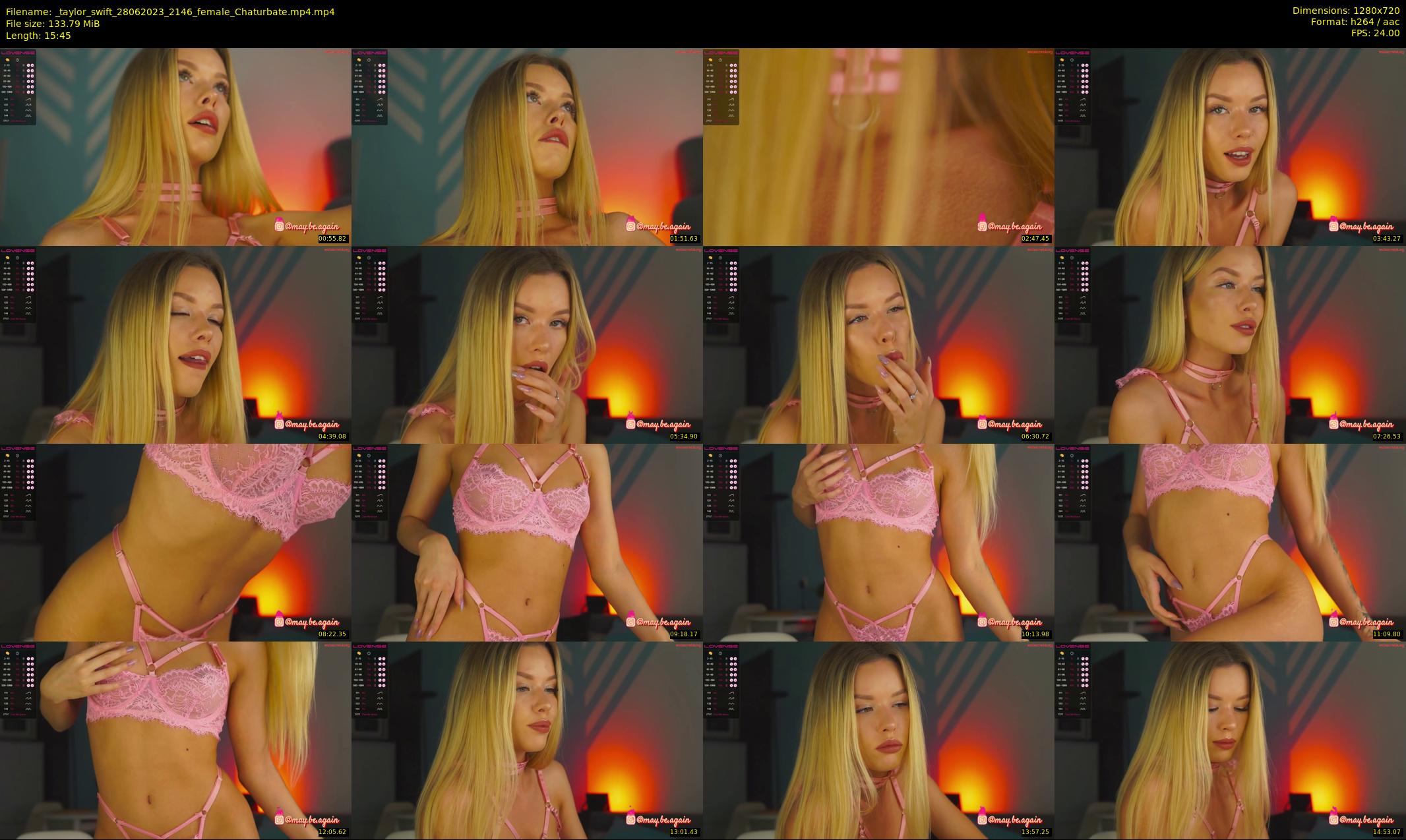 _taylor_swift — 16 minute Chaturbate female cam show recording, 720p, Jun 28, 2023