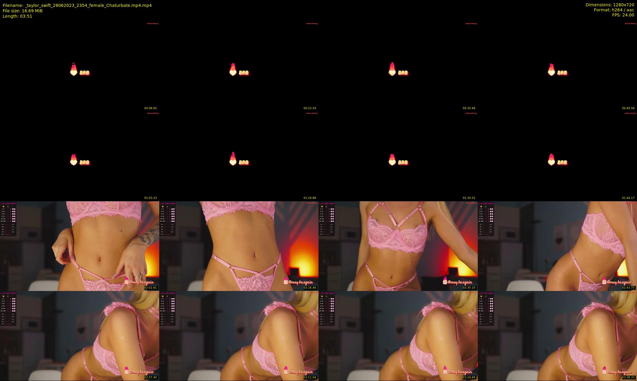 _taylor_swift — 4 minute Chaturbate female cam show recording, 720p, Jun 28, 2023