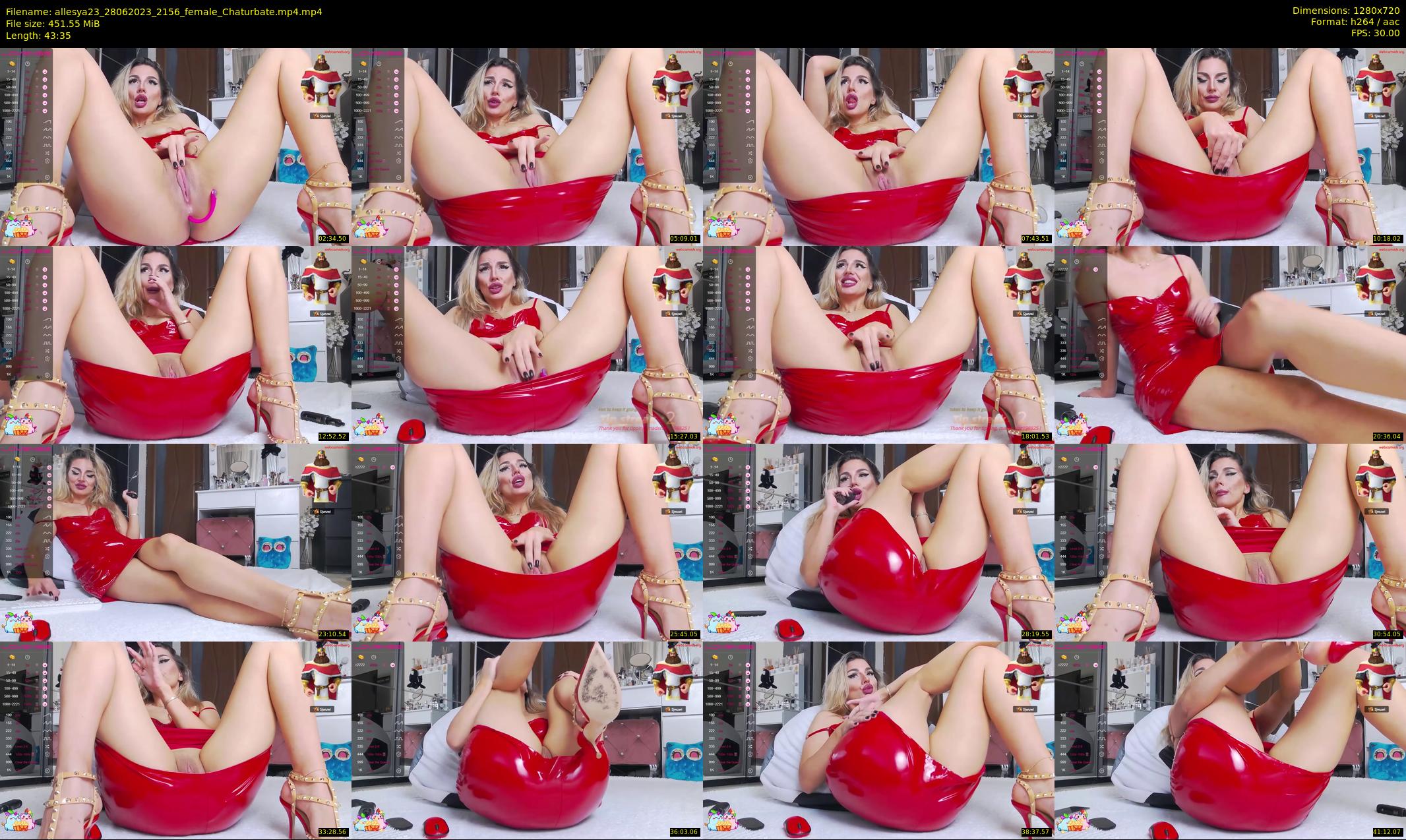 allesya23 — 44 minute Chaturbate female cam show recording, 720p, Jun 28, 2023