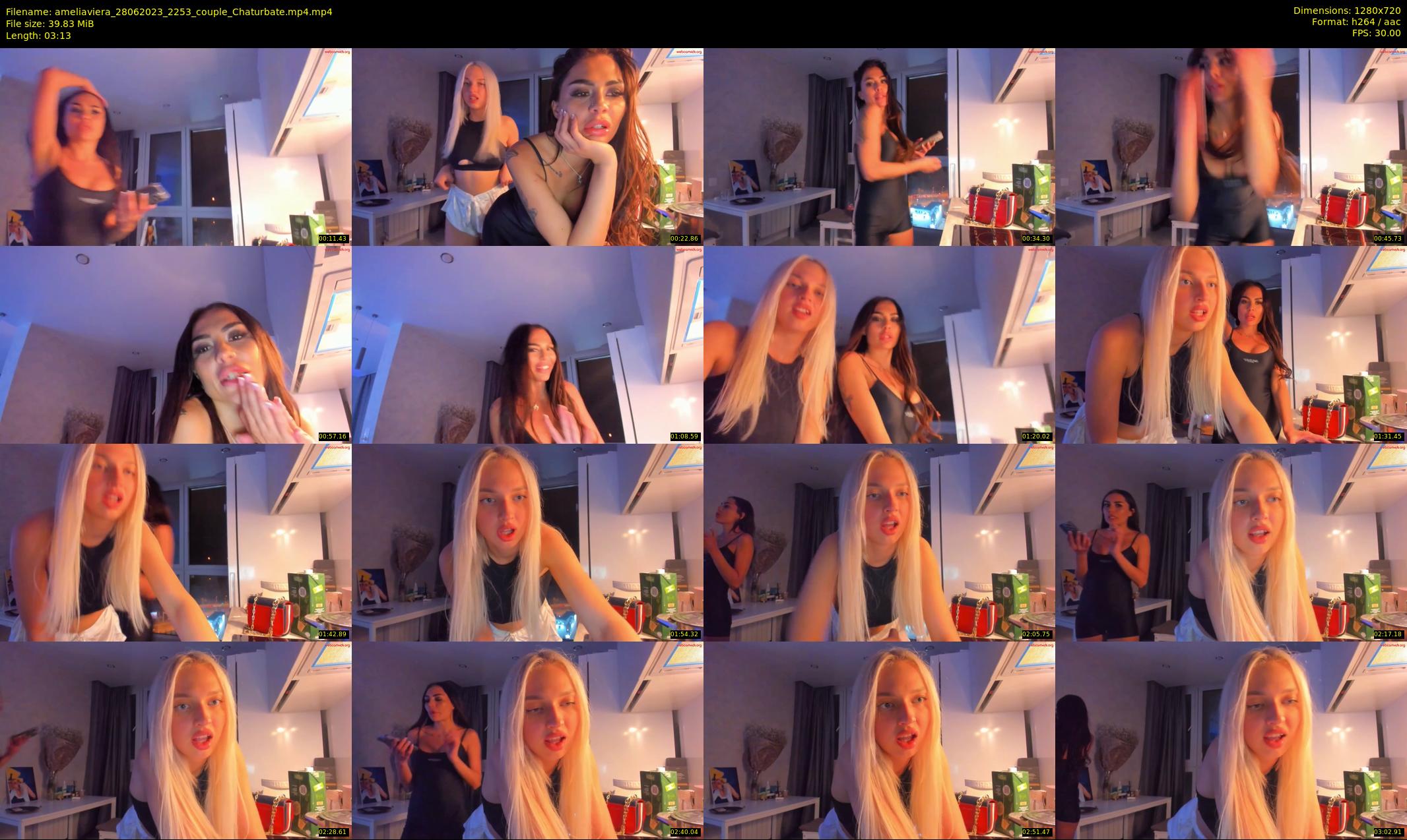 ameliaviera — 4 minute Chaturbate female cam show recording, 720p, Jun 28, 2023