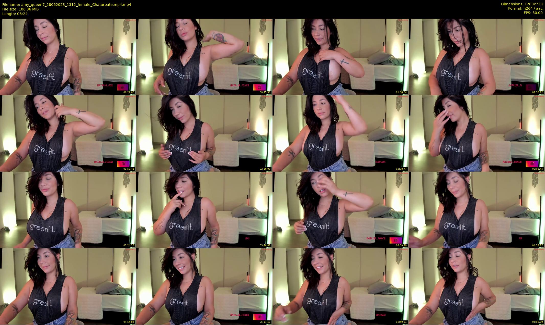 amy_queen7 — 7 minute Chaturbate female cam show recording, 720p, Jun 28, 2023