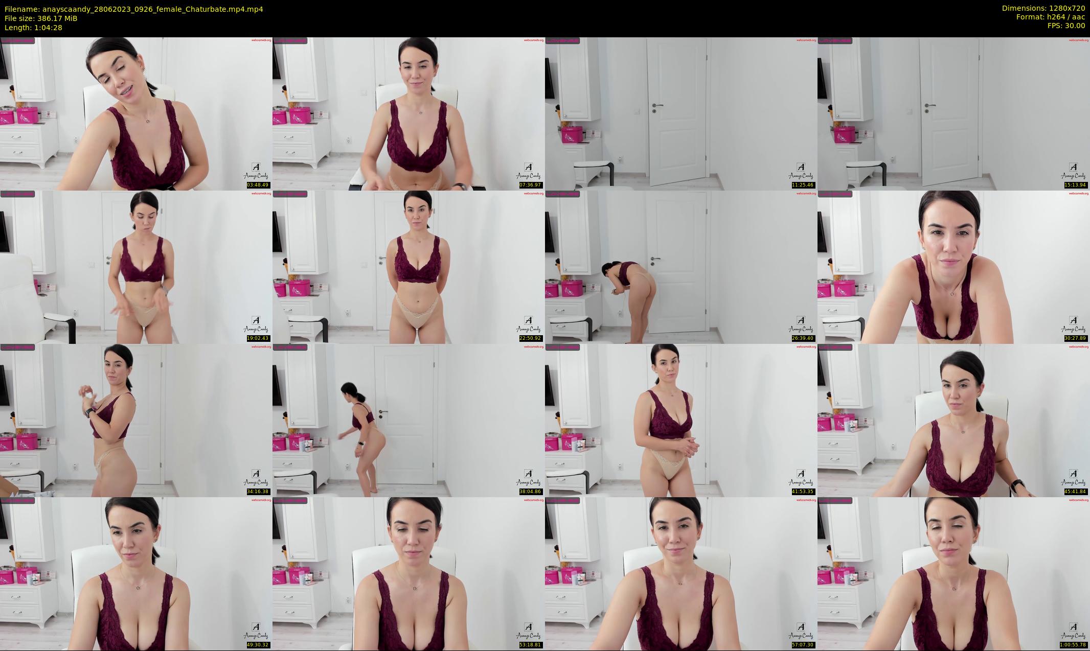anayscaandy — 65 minute Chaturbate female cam show recording, 720p, Jun 28, 2023