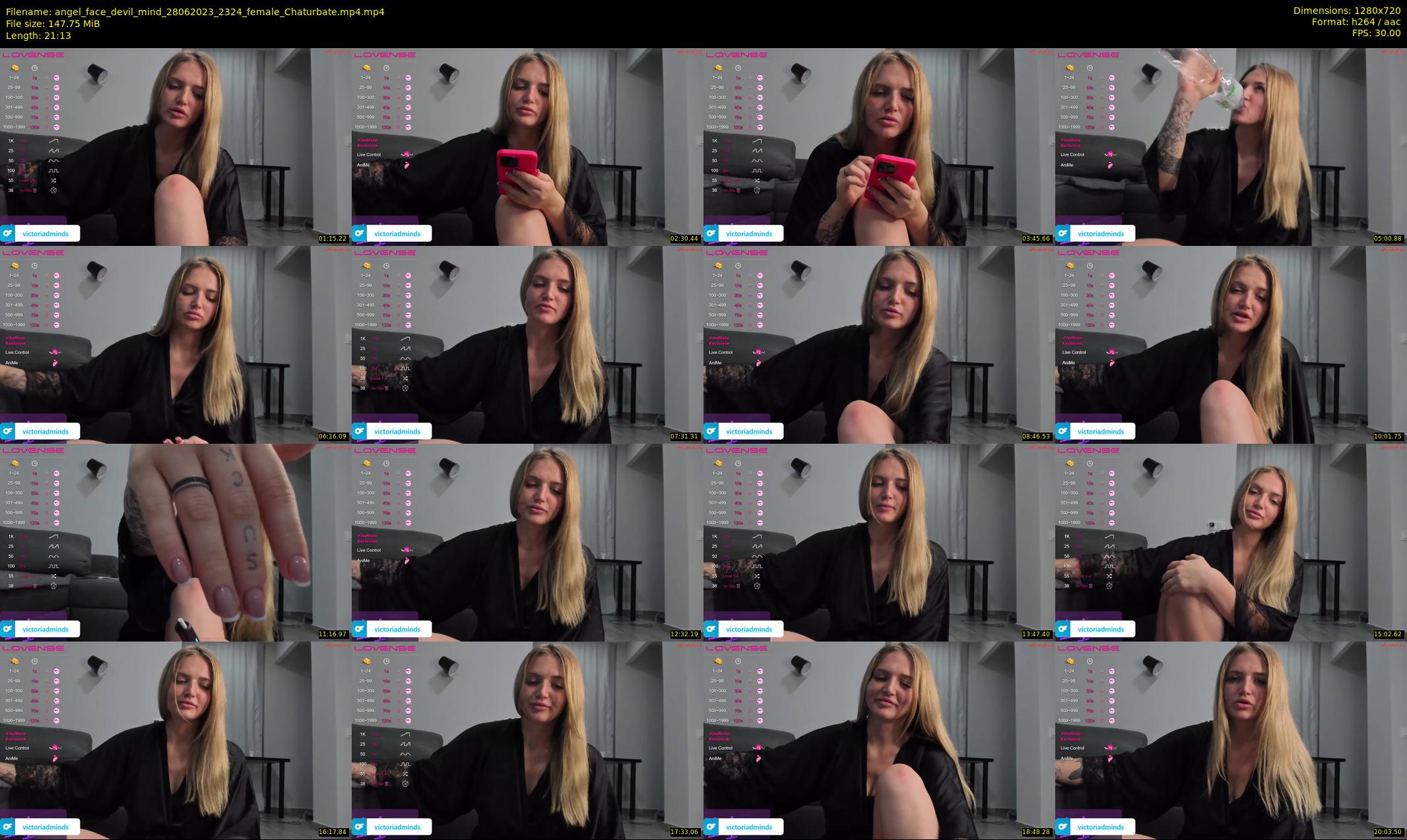angel_face_devil_mind — 22 minute Chaturbate female cam show recording, 720p, Jun 28, 2023