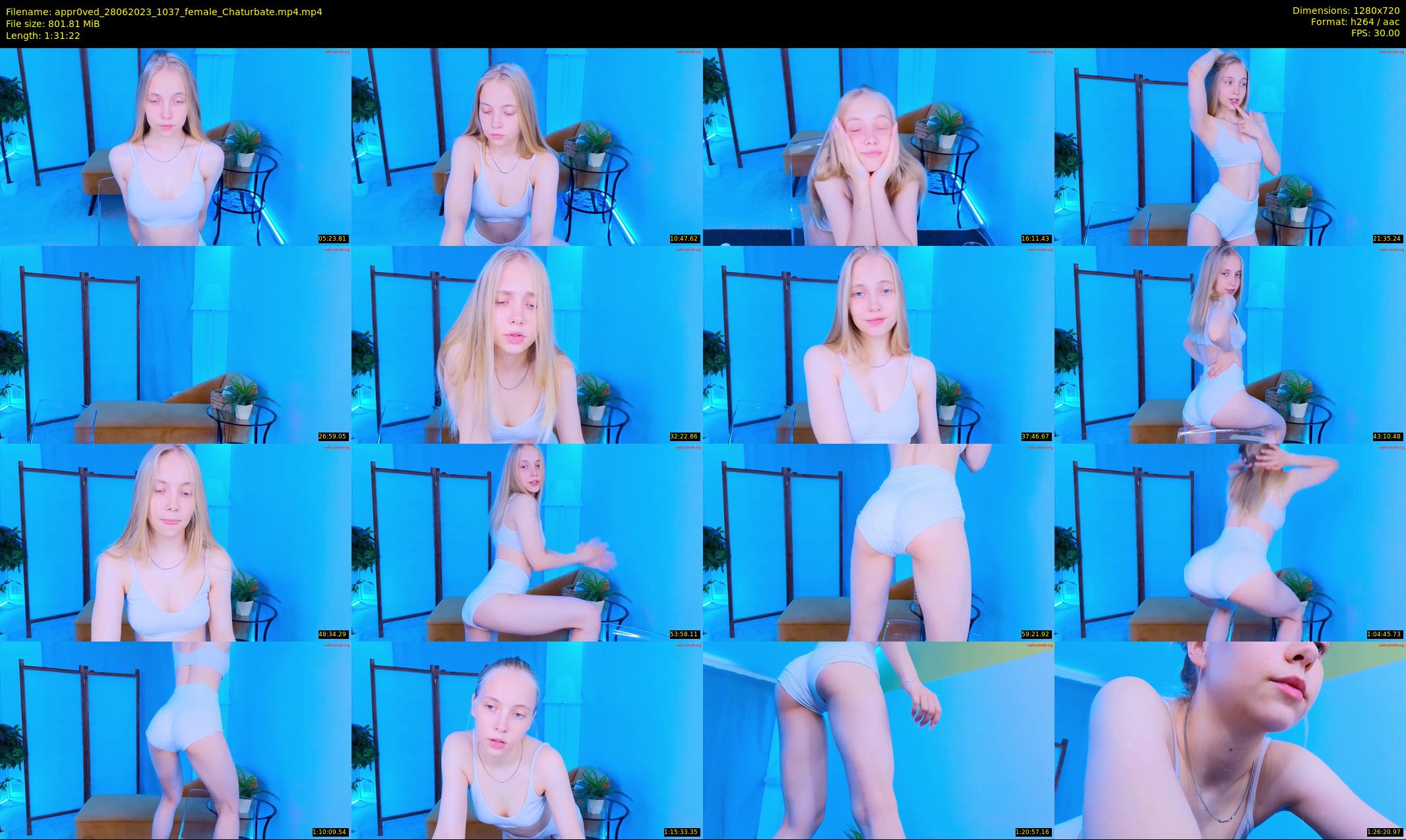 appr0ved — 92 minute Chaturbate female cam show recording, 720p, Jun 28, 2023