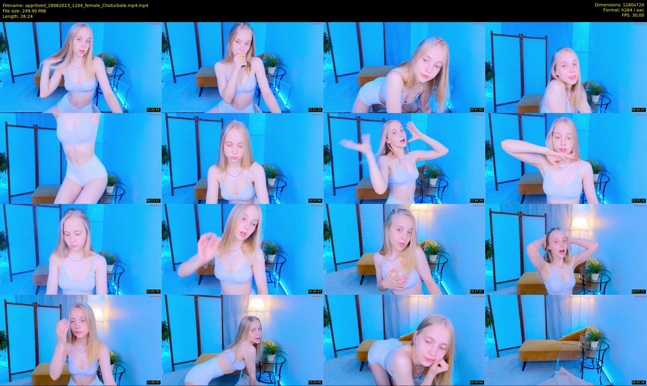 appr0ved — 29 minute Chaturbate female cam show recording, 720p, Jun 28, 2023