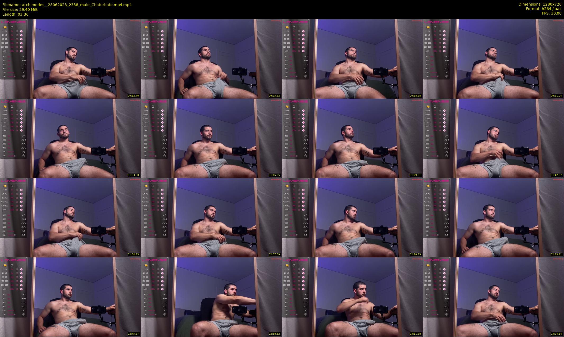 archimedes_ — 4 minute Chaturbate male cam show recording, 720p, Jun 28, 2023