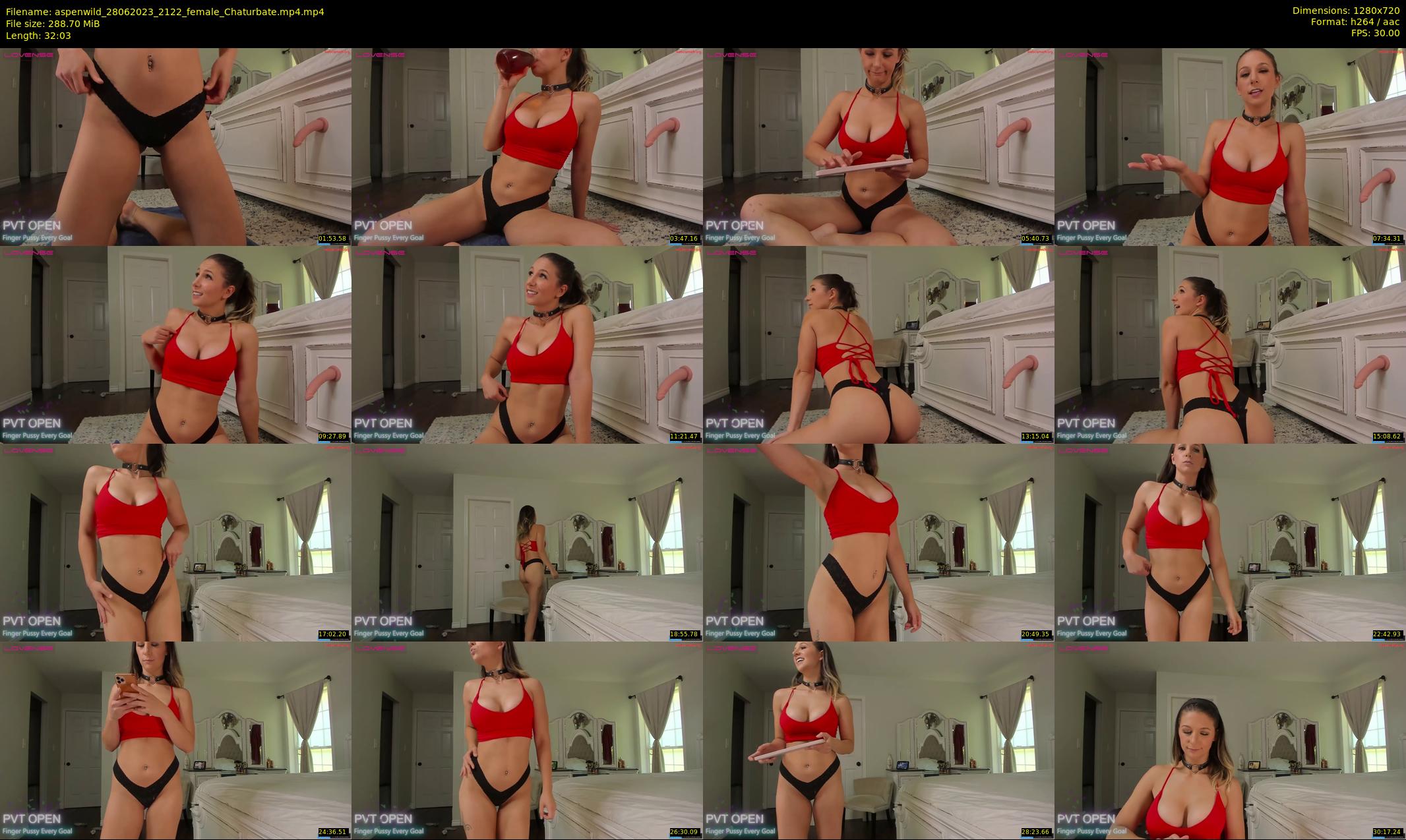 aspenwild — 33 minute Chaturbate female cam show recording, 720p, Jun 28, 2023