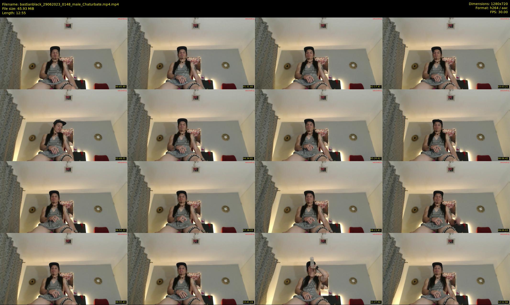 bastianblack — 13 minute Chaturbate male cam show recording, 720p, Jun 29, 2023