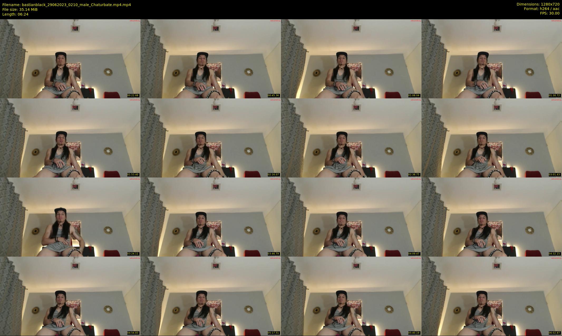bastianblack — 7 minute Chaturbate male cam show recording, 720p, Jun 29, 2023