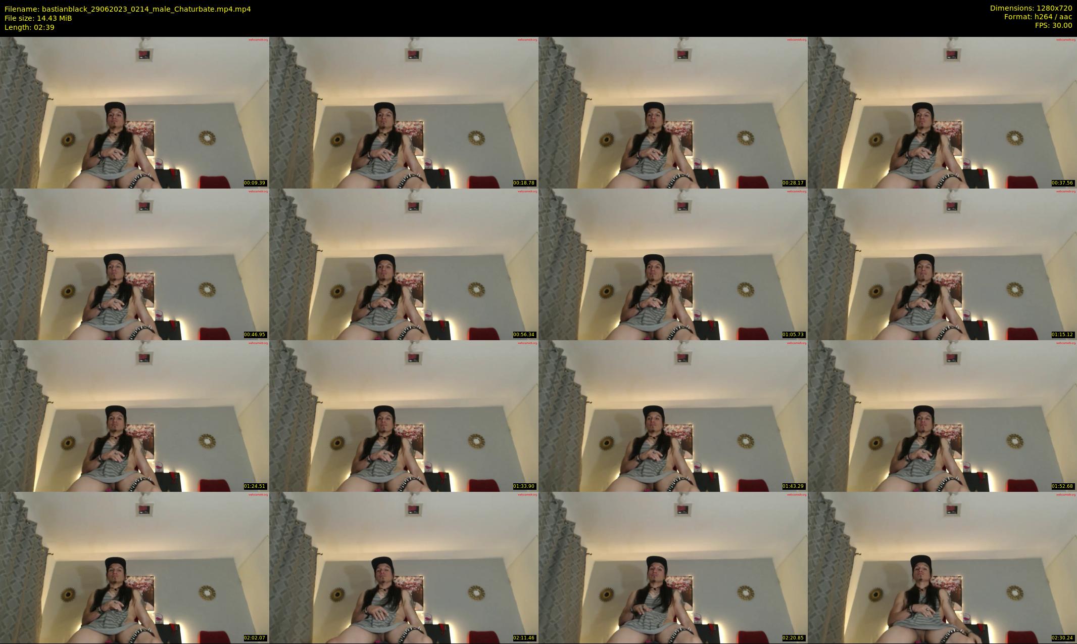 bastianblack — 3 minute Chaturbate male cam show recording, 720p, Jun 29, 2023