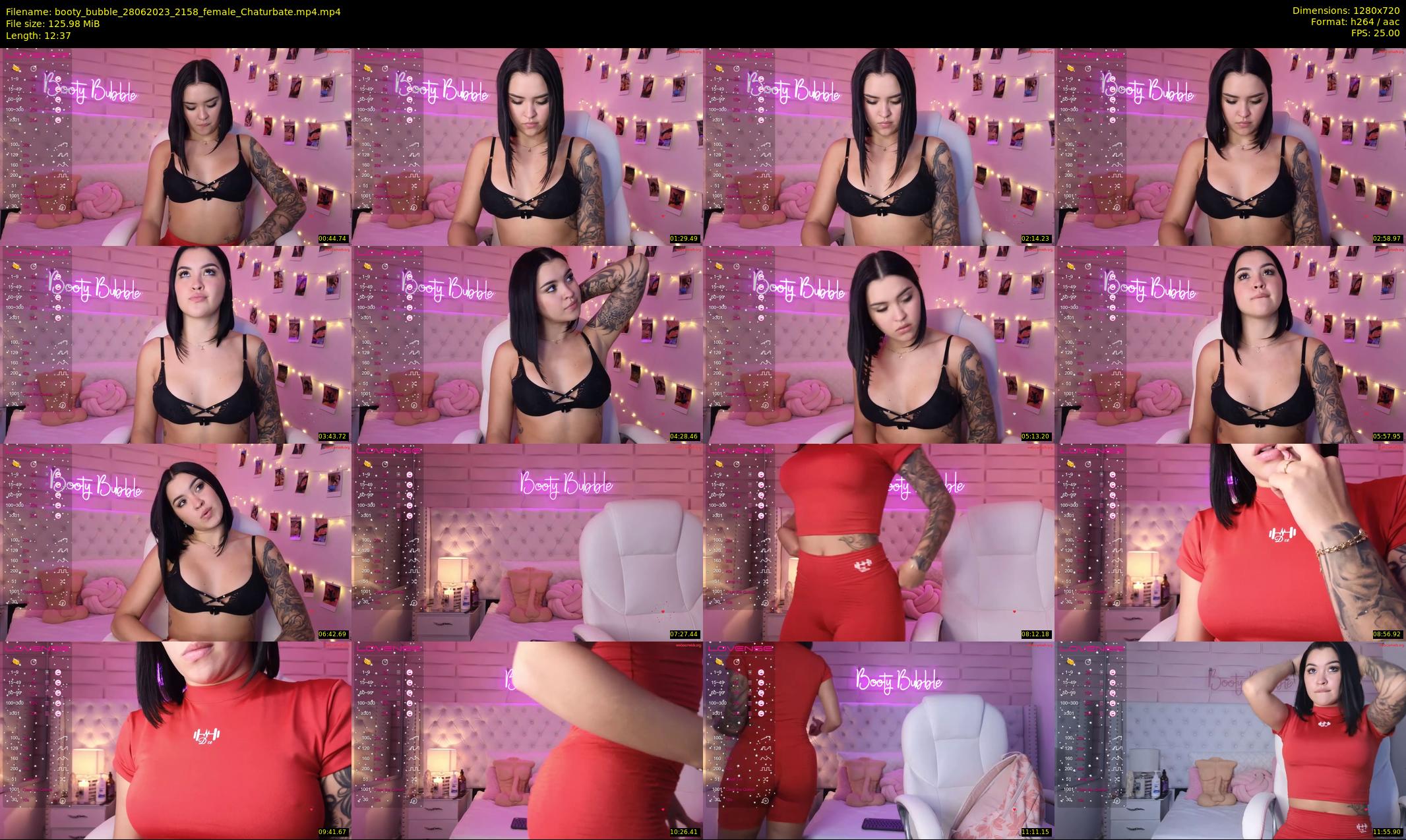 booty_bubble — 13 minute Chaturbate female cam show recording, 720p, Jun 28, 2023