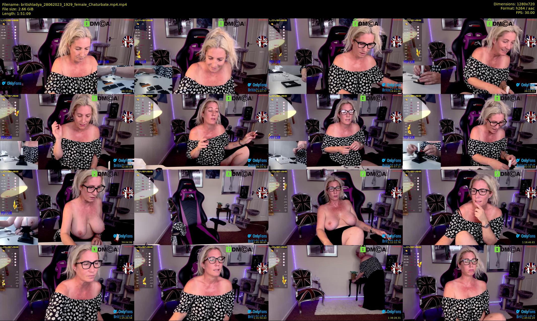 britishladya — 112 minute Chaturbate female cam show recording, 720p, Jun 28, 2023