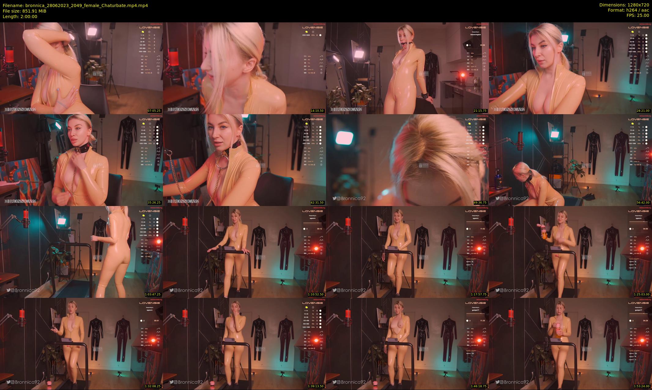 bronnica — 120 minute Chaturbate female cam show recording, 720p, Jun 28, 2023