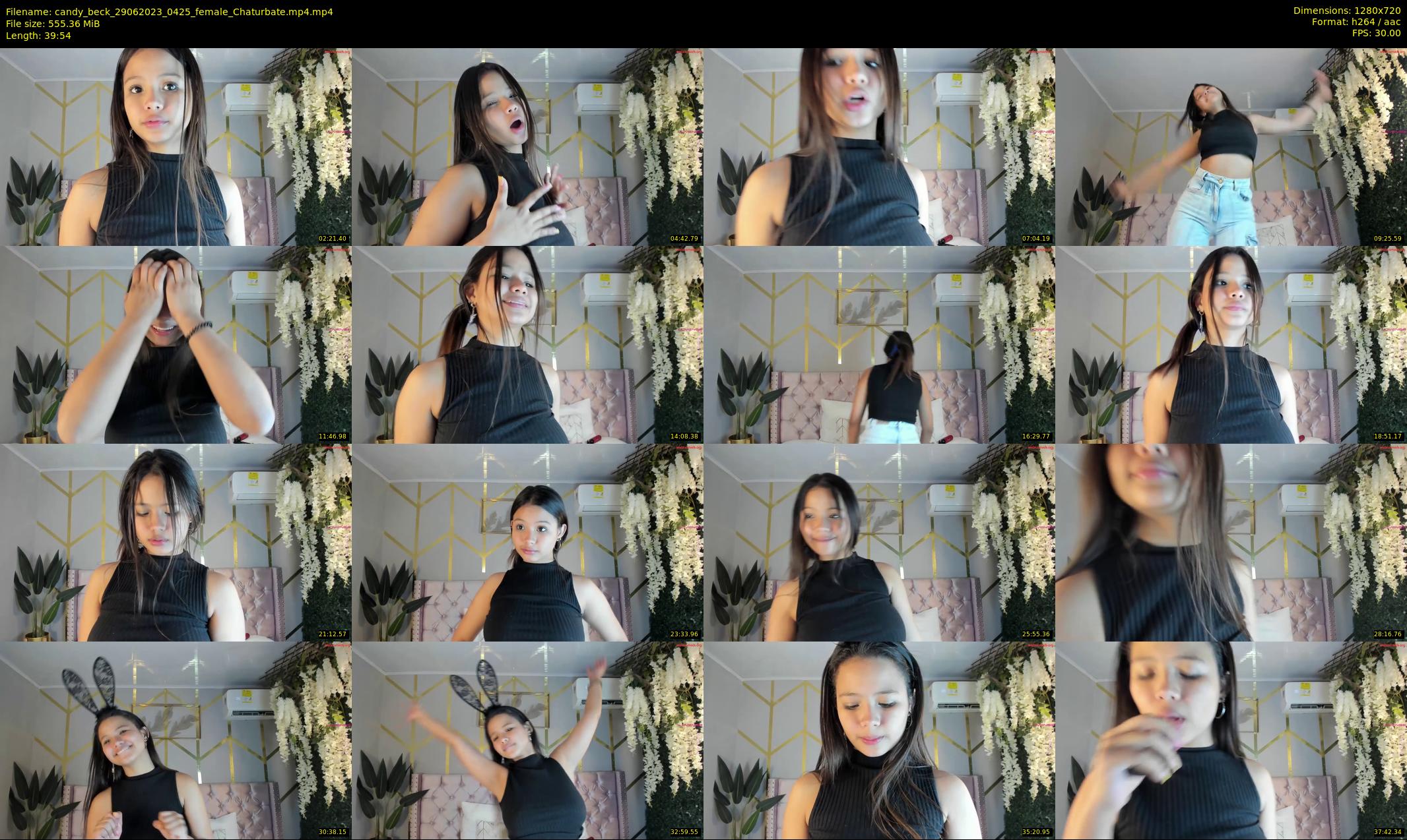 candy_beck — 40 minute Chaturbate female cam show recording, 720p, Jun 29, 2023