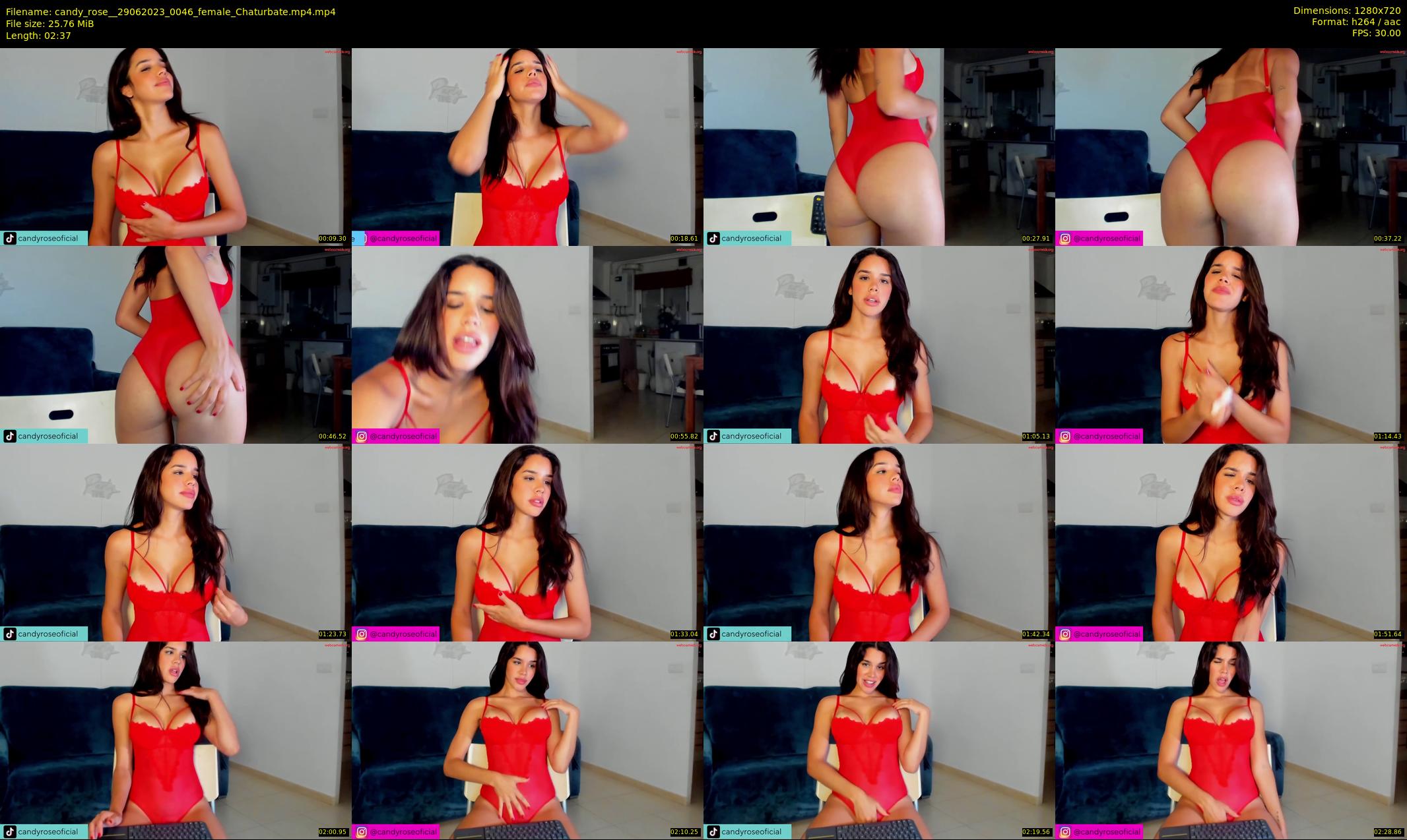 candy_rose_ — 3 minute Chaturbate female cam show recording, 720p, Jun 29, 2023