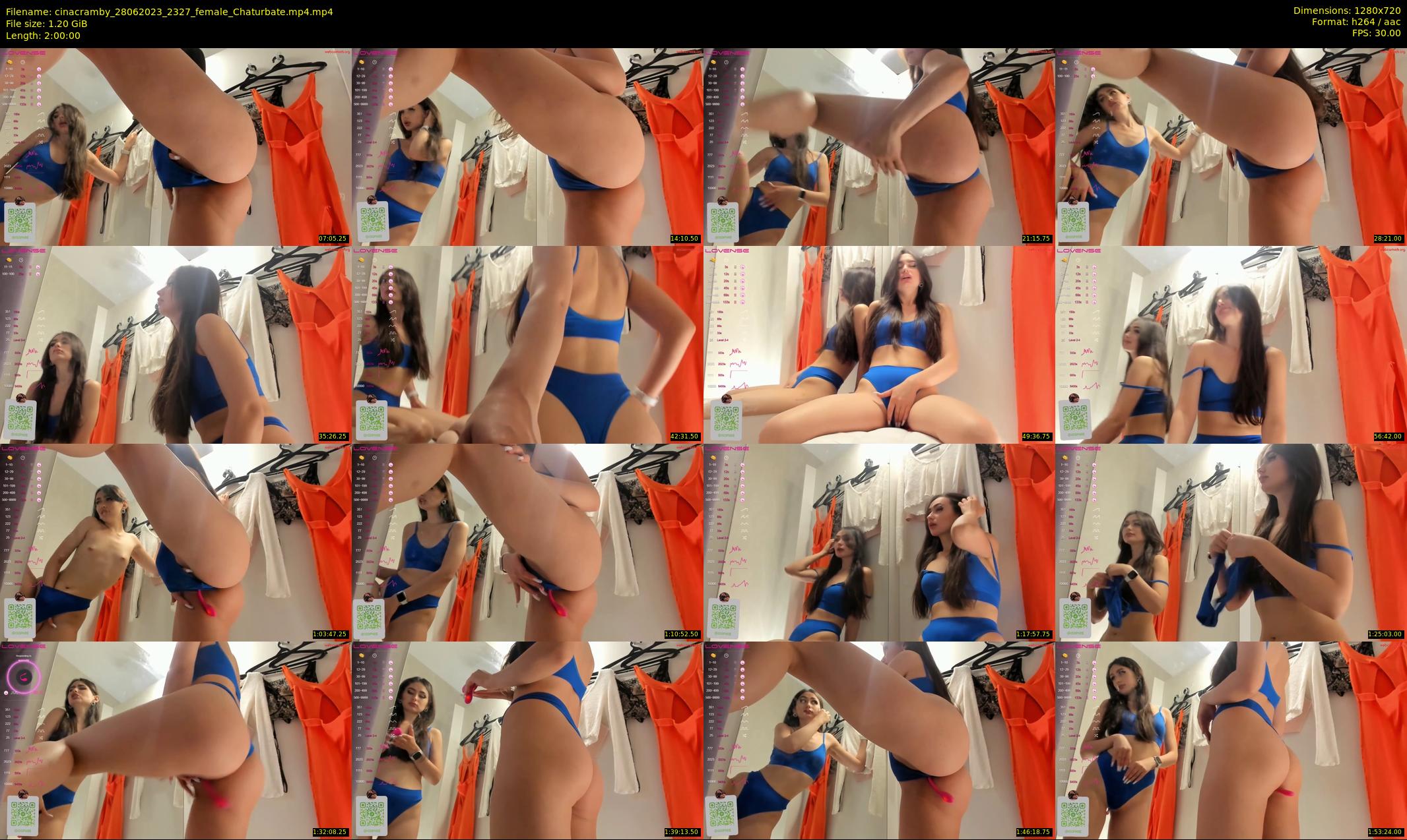 cinacramby — 120 minute Chaturbate female cam show recording, 720p, Jun 28, 2023