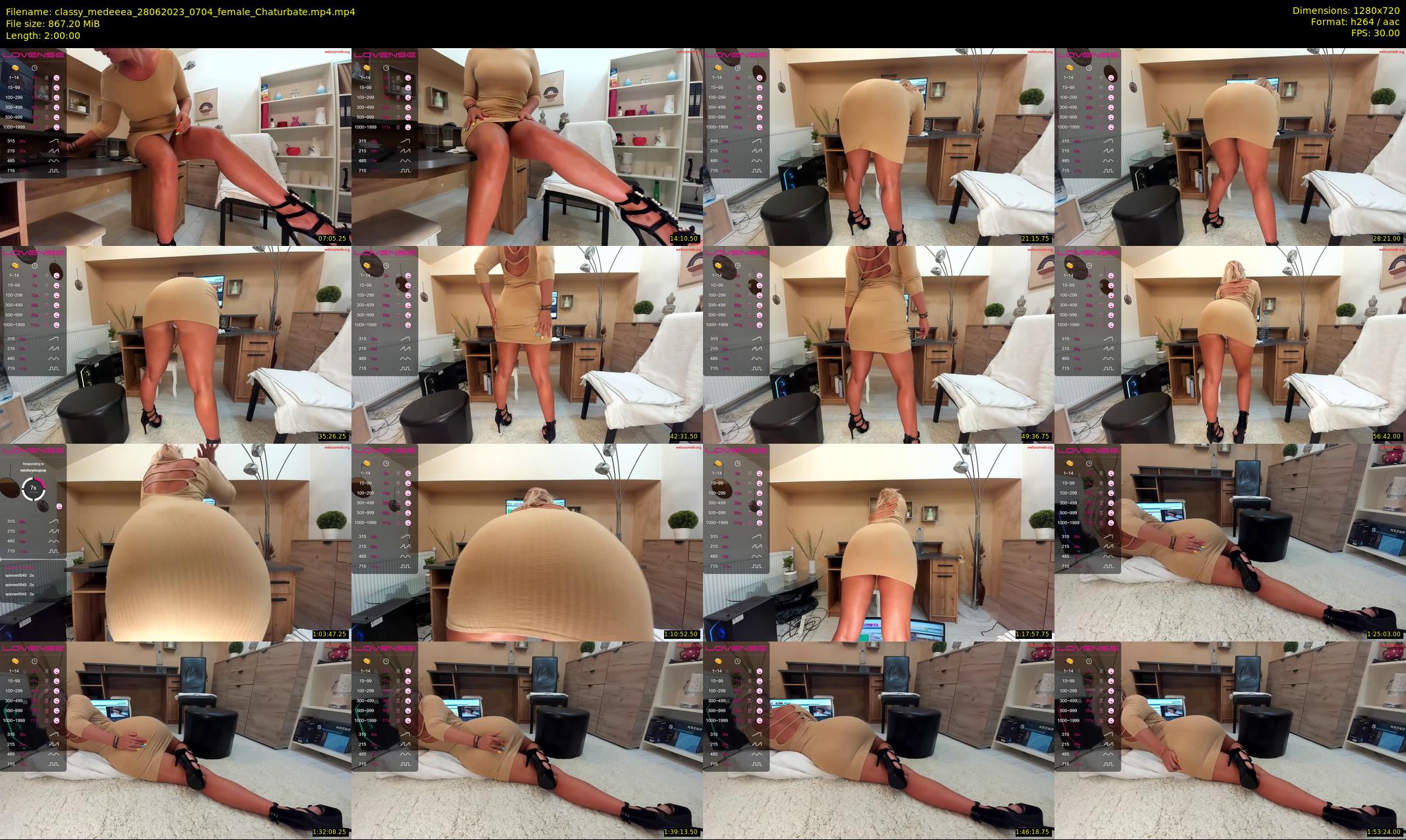 classy_medeeea — 120 minute Chaturbate female cam show recording, 720p, Jun 28, 2023