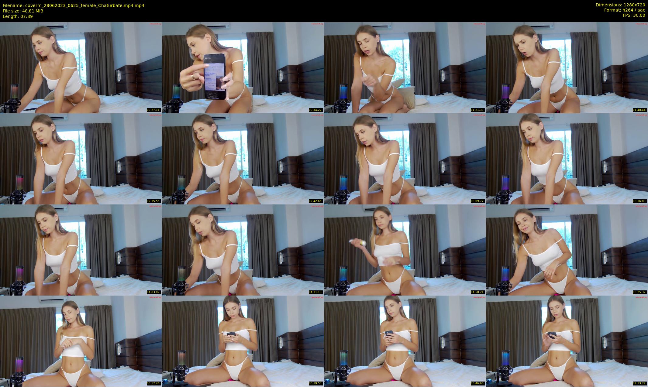 coverm — 8 minute Chaturbate female cam show recording, 720p, Jun 28, 2023