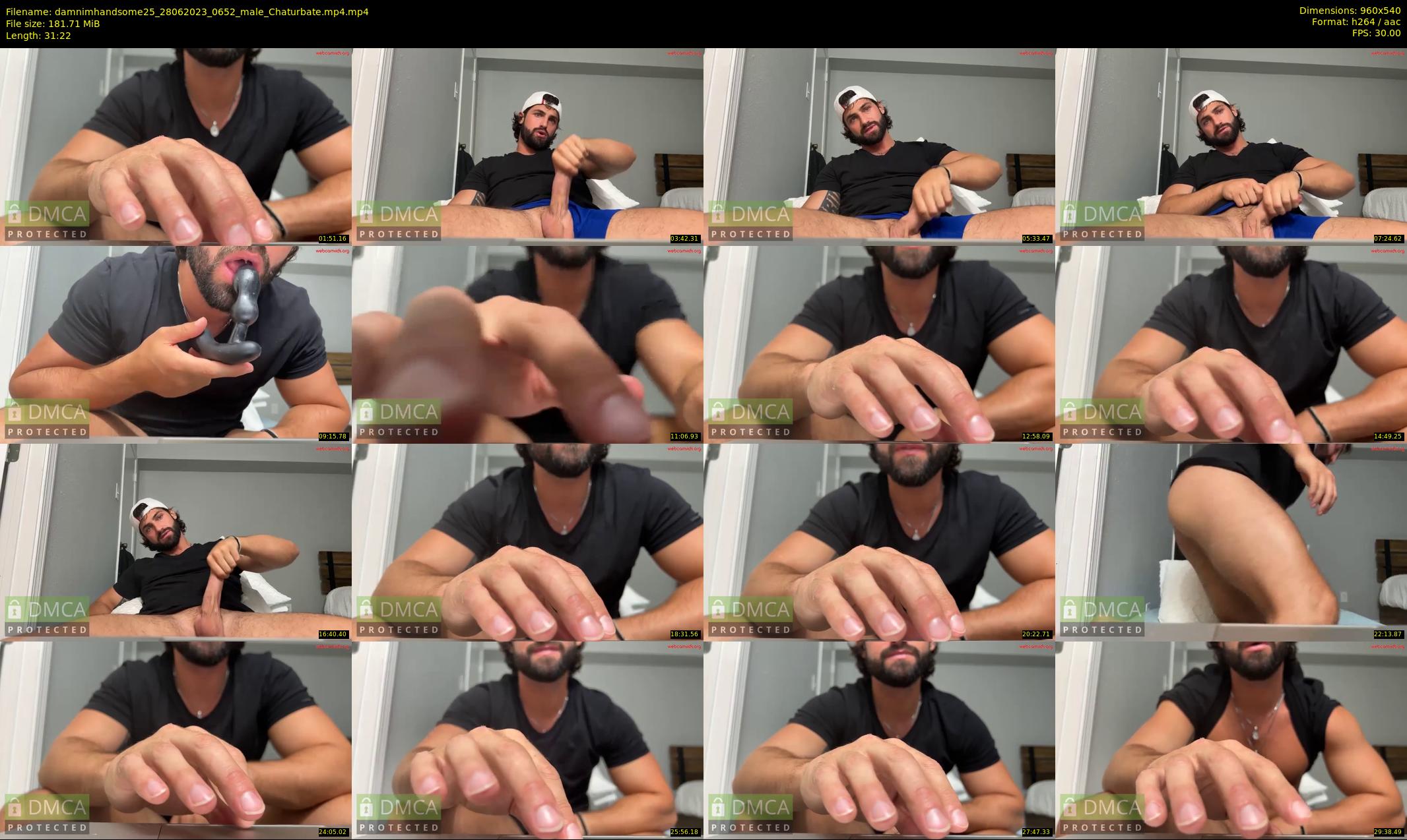 damnimhandsome25 — 32 minute Chaturbate male cam show recording, 480p, Jun 28, 2023