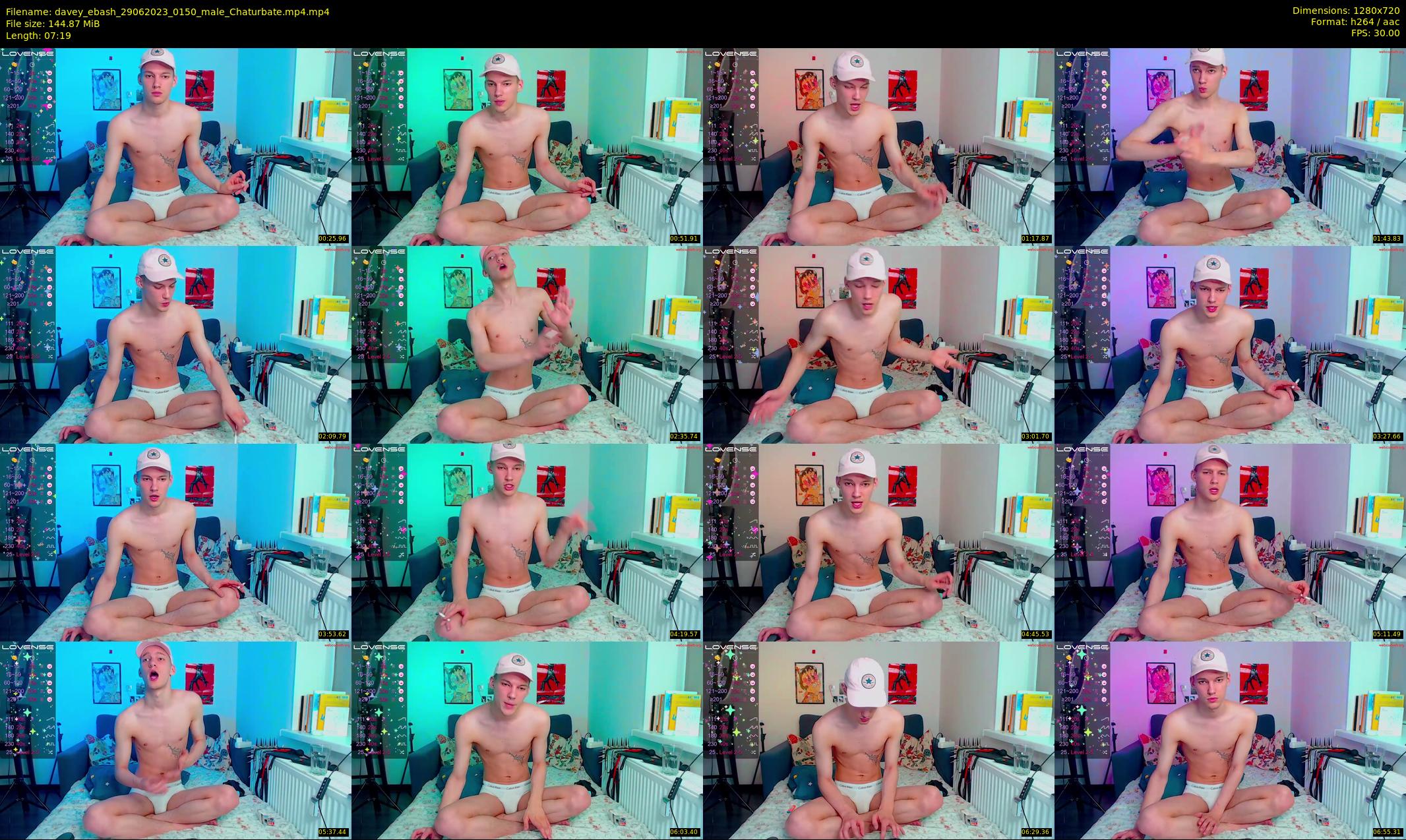davey_ebash — 8 minute Chaturbate male cam show recording, 720p, Jun 29, 2023