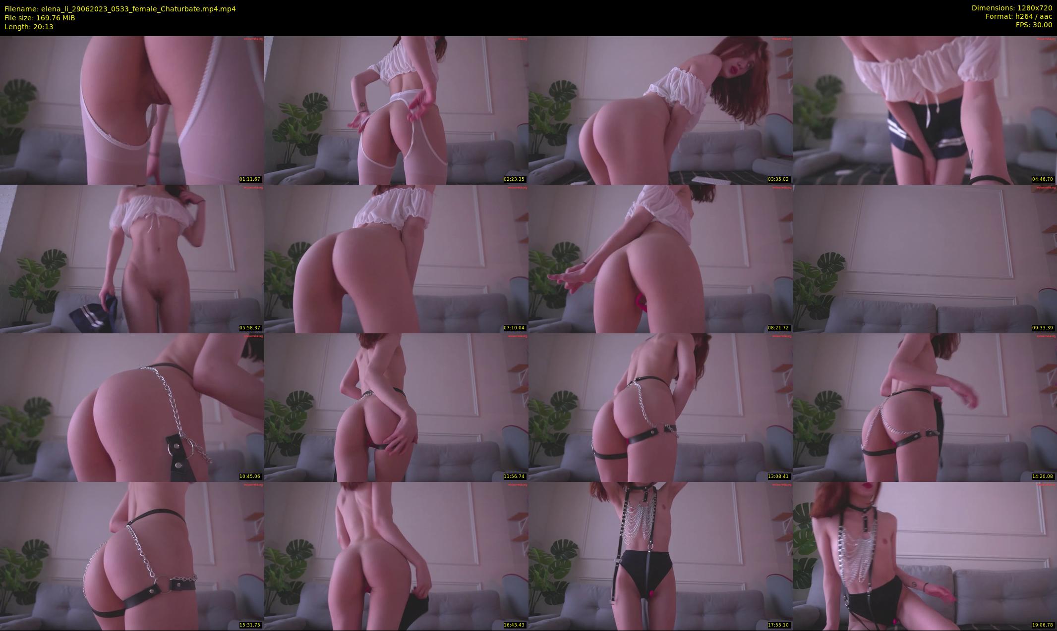 elena_li — 21 minute Chaturbate female cam show recording, 720p, Jun 29, 2023