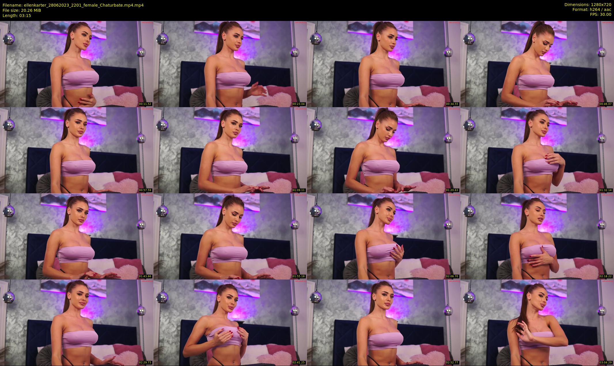 ellenkarter — 4 minute Chaturbate female cam show recording, 720p, Jun 28, 2023