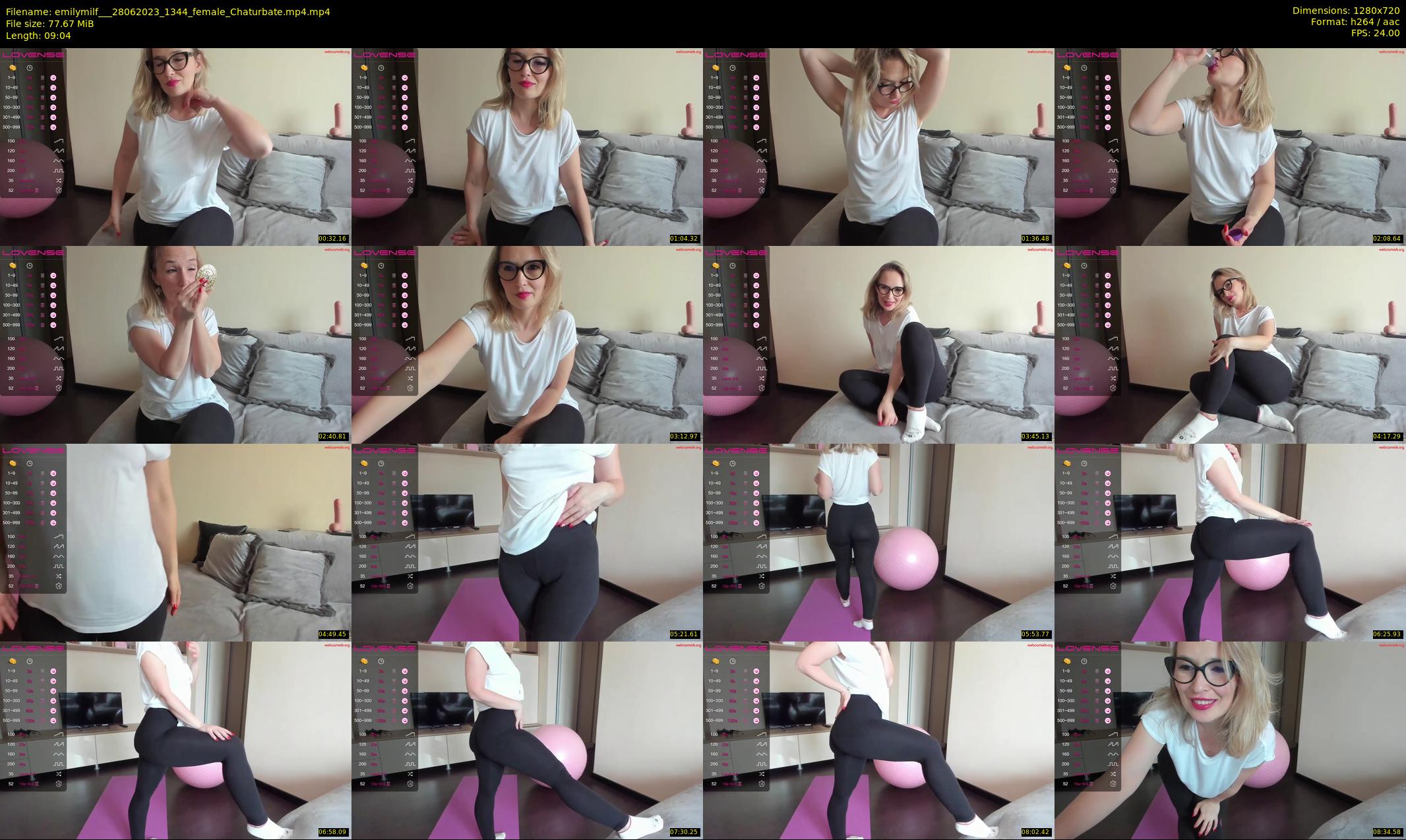 emilymilf__ — 10 minute Chaturbate female cam show recording, 720p, Jun 28, 2023
