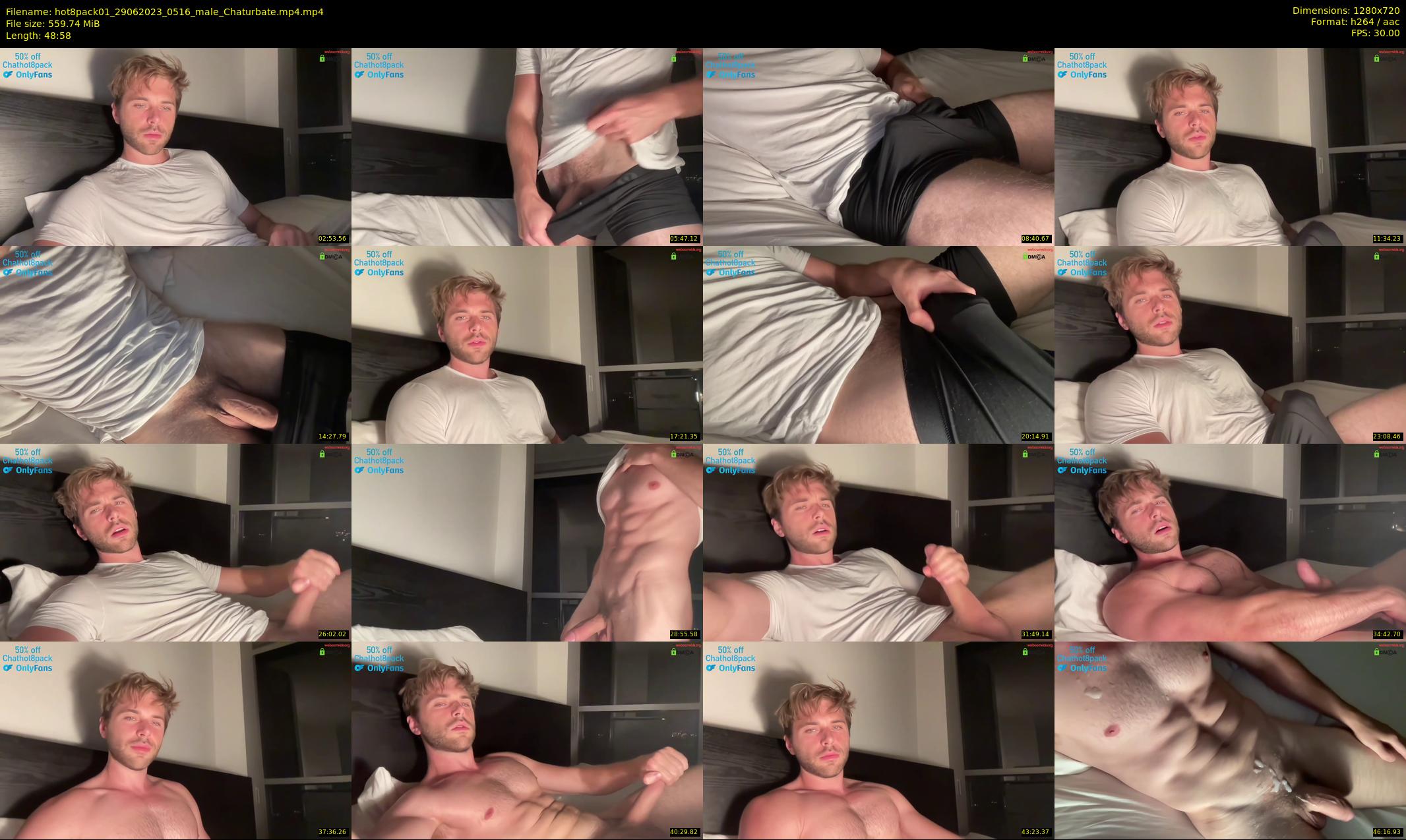 hot8pack01 — 49 minute Chaturbate male cam show recording, 720p, Jun 29, 2023