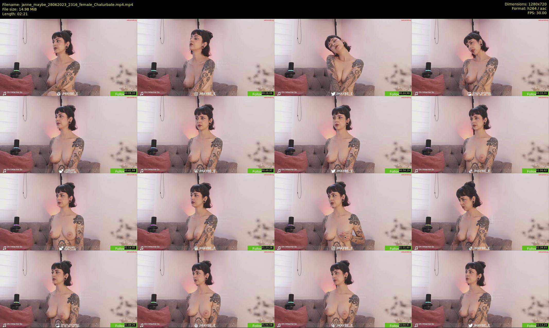 janne_maybe — 3 minute Chaturbate female cam show recording, 720p, Jun 28, 2023