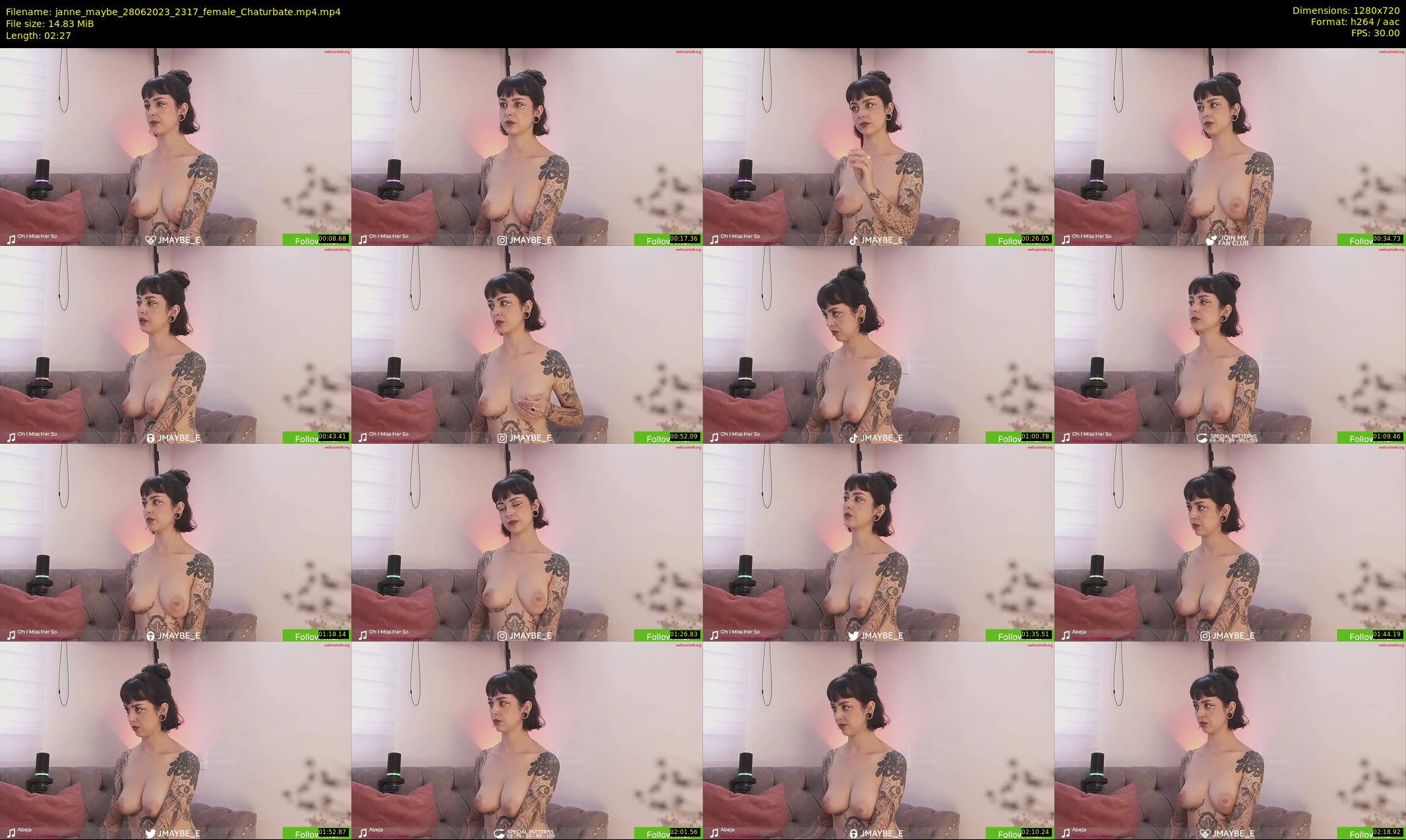 janne_maybe — 3 minute Chaturbate female cam show recording, 720p, Jun 28, 2023