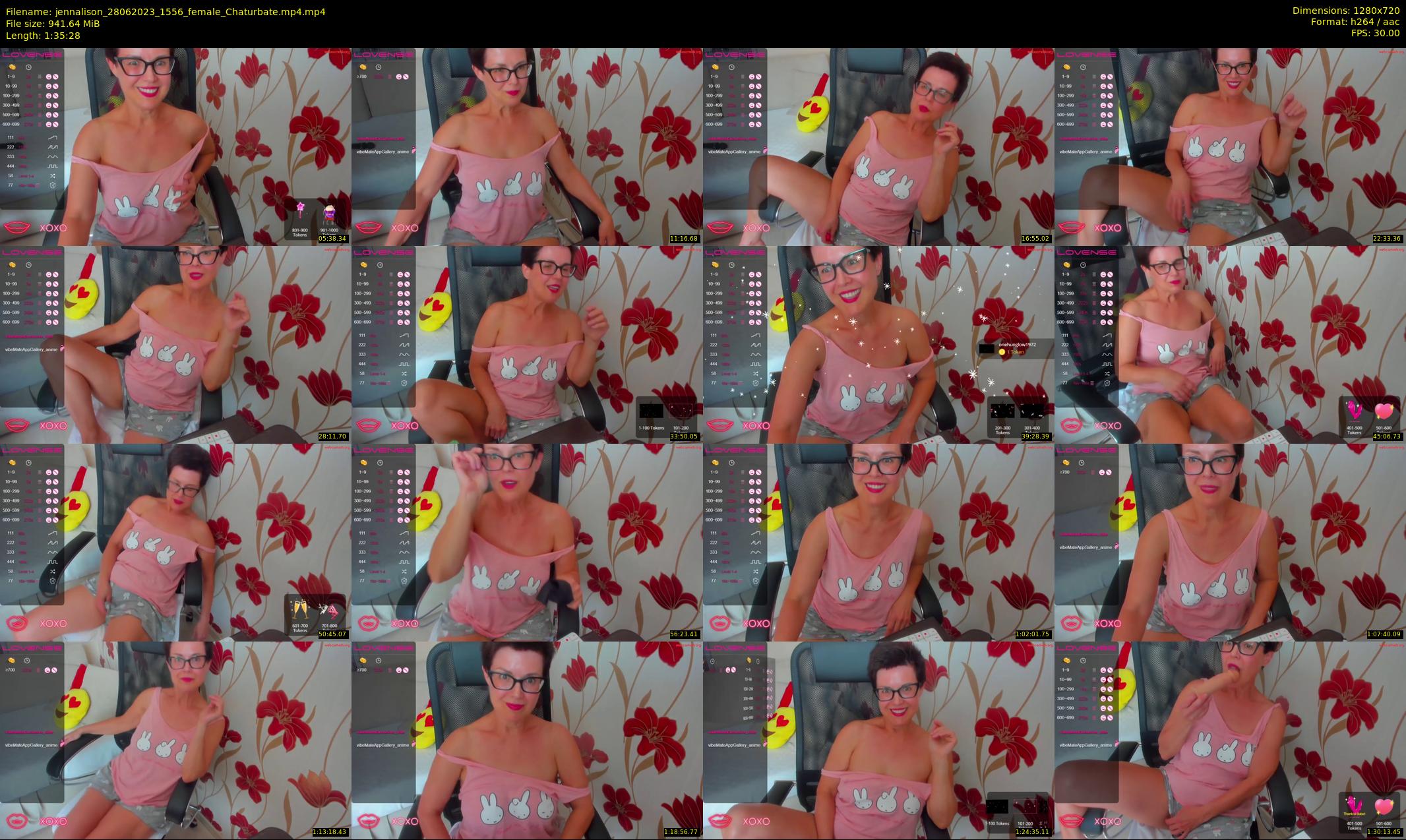 jennalison — 96 minute Chaturbate female cam show recording, 720p, Jun 28, 2023