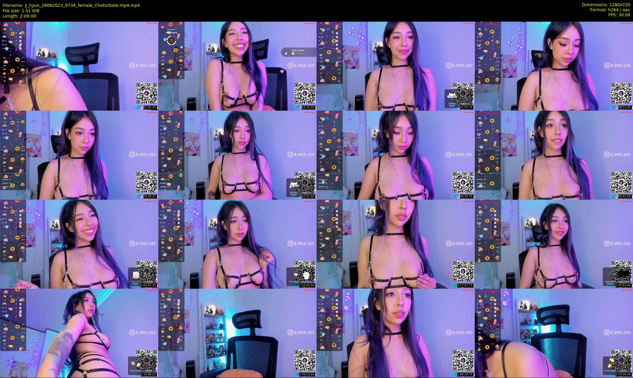ji_hyun — 120 minute Chaturbate female cam show recording, 720p, Jun 28, 2023