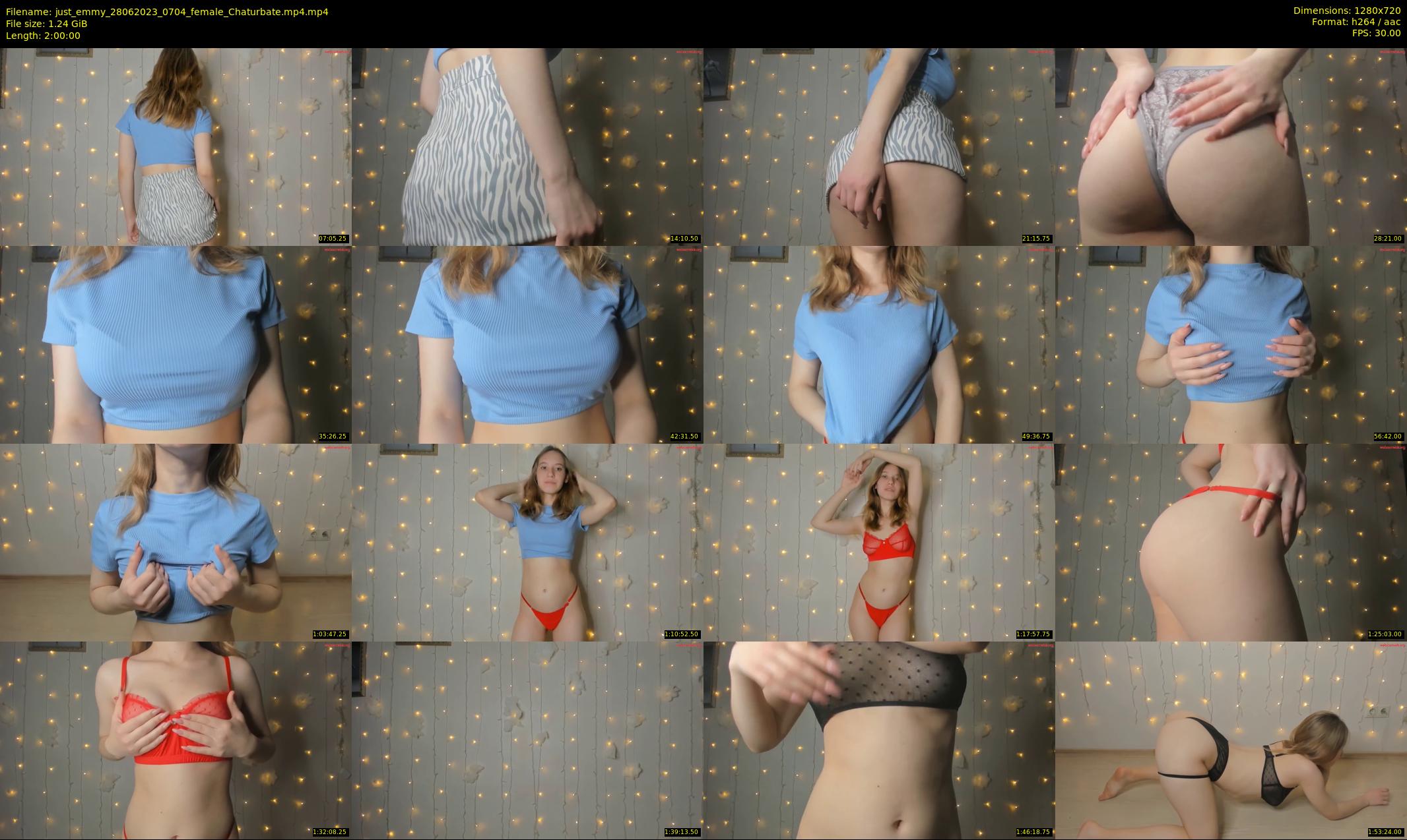 just_emmy — 120 minute Chaturbate female cam show recording, 720p, Jun 28, 2023