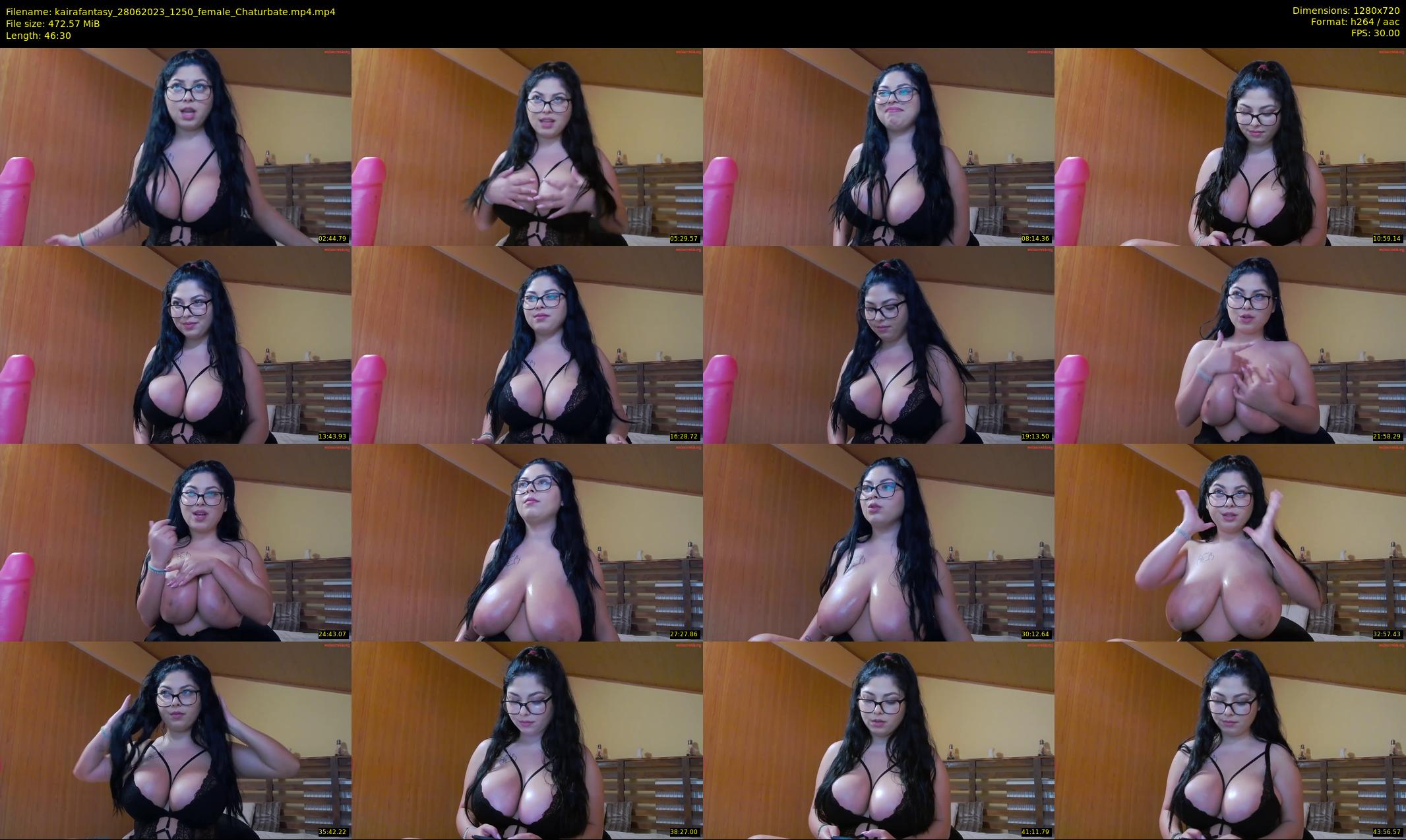 kairafantasy — 47 minute Chaturbate female cam show recording, 720p, Jun 28, 2023