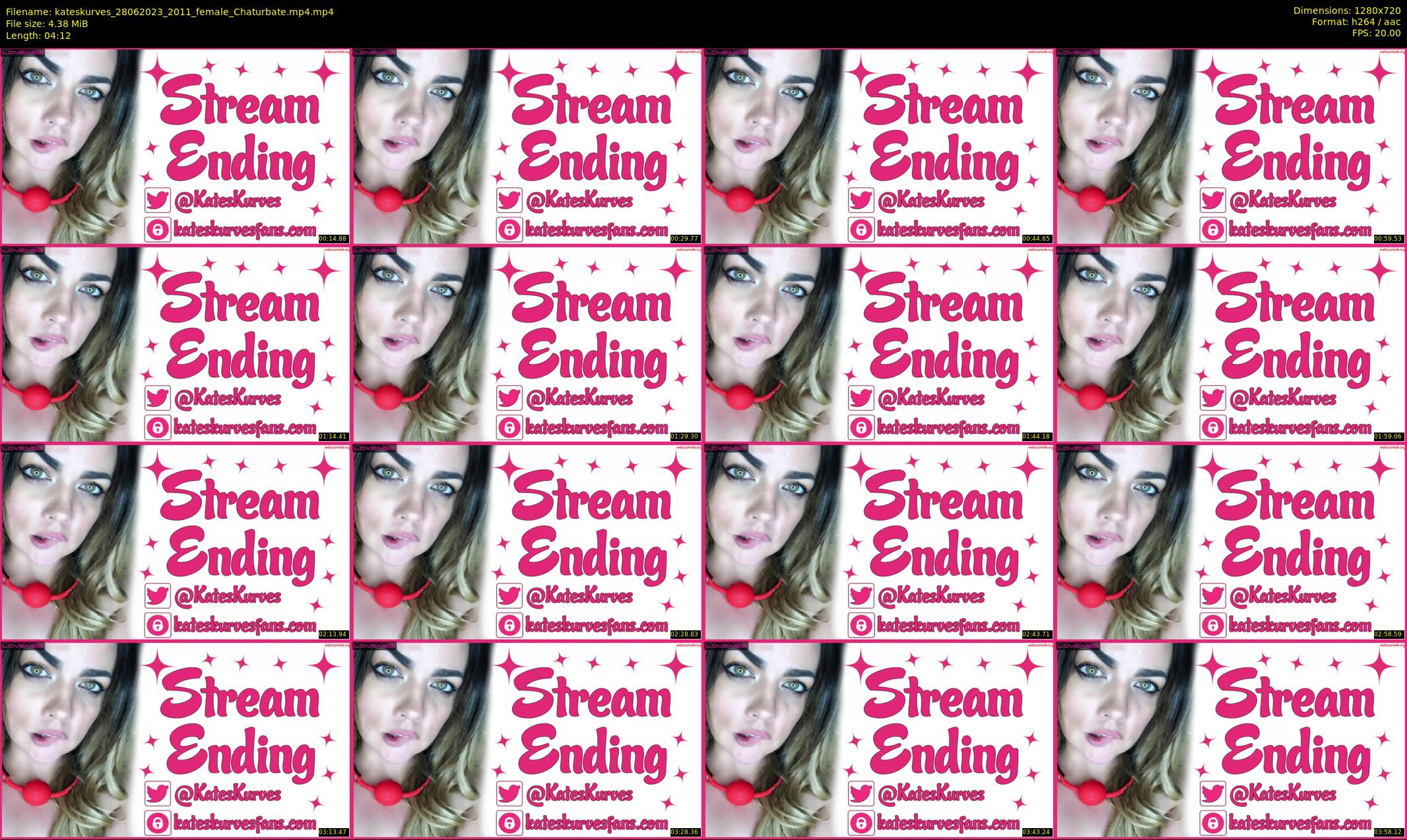 kateskurves — 5 minute Chaturbate female cam show recording, 720p, Jun 28, 2023
