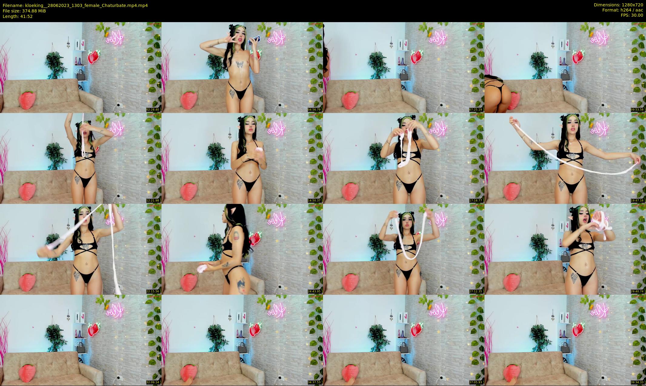 kloeking_ — 42 minute Chaturbate female cam show recording, 720p, Jun 28, 2023