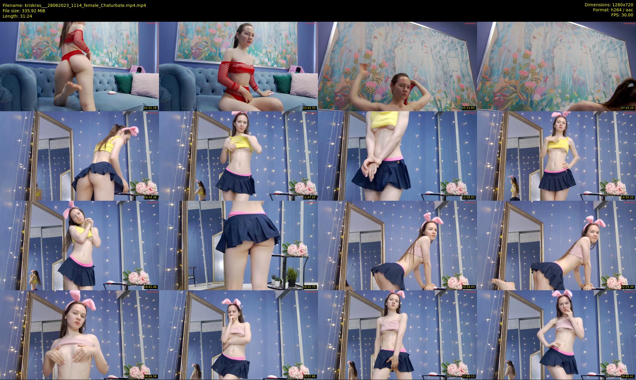 kriskras__ — 32 minute Chaturbate female cam show recording, 720p, Jun 28, 2023