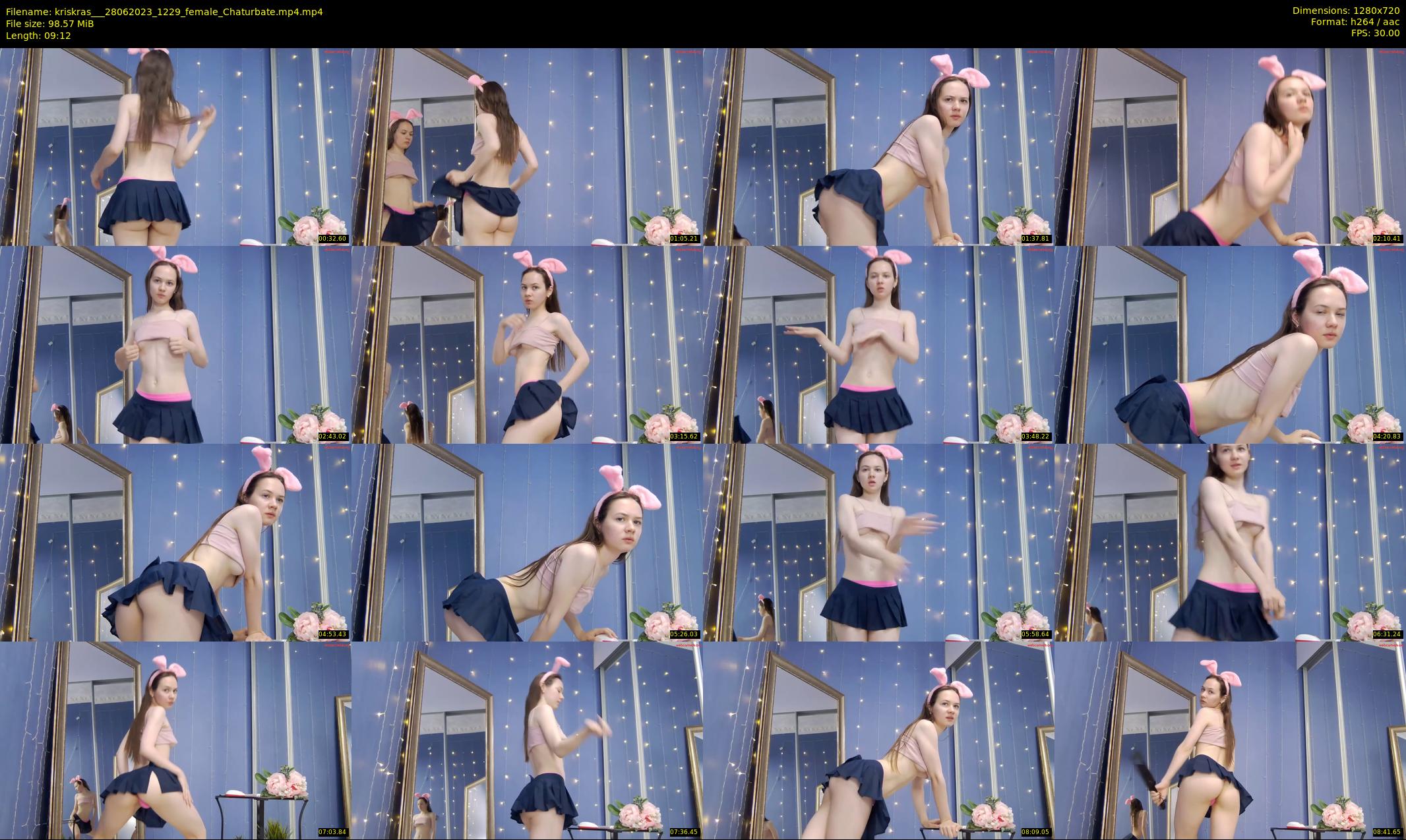 kriskras__ — 10 minute Chaturbate female cam show recording, 720p, Jun 28, 2023