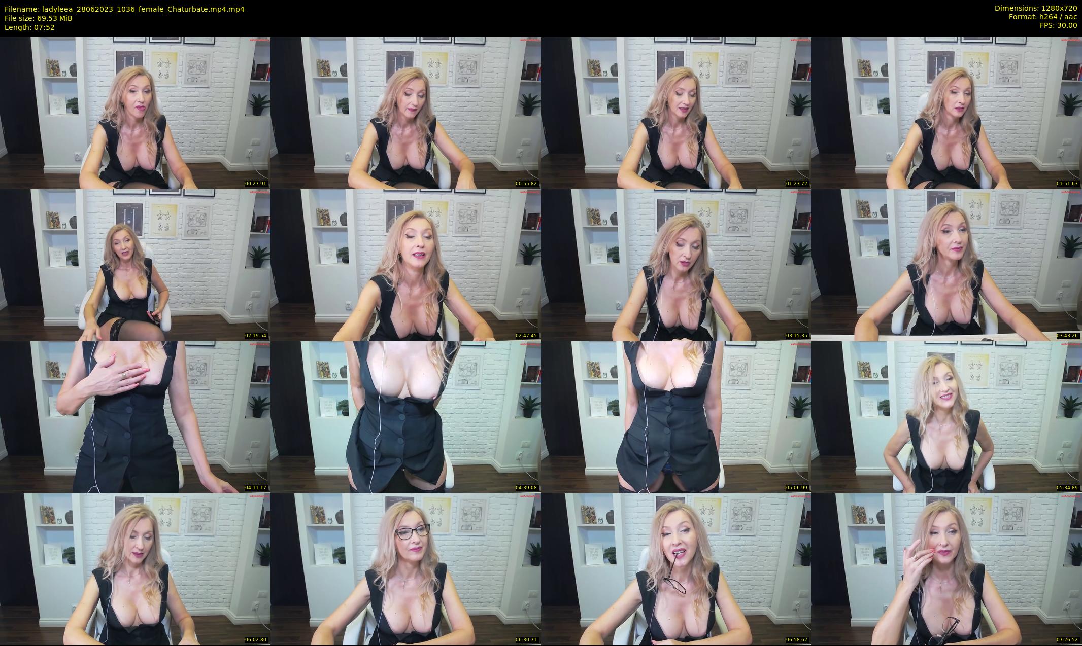 ladyleea — 8 minute Chaturbate female cam show recording, 720p, Jun 28, 2023