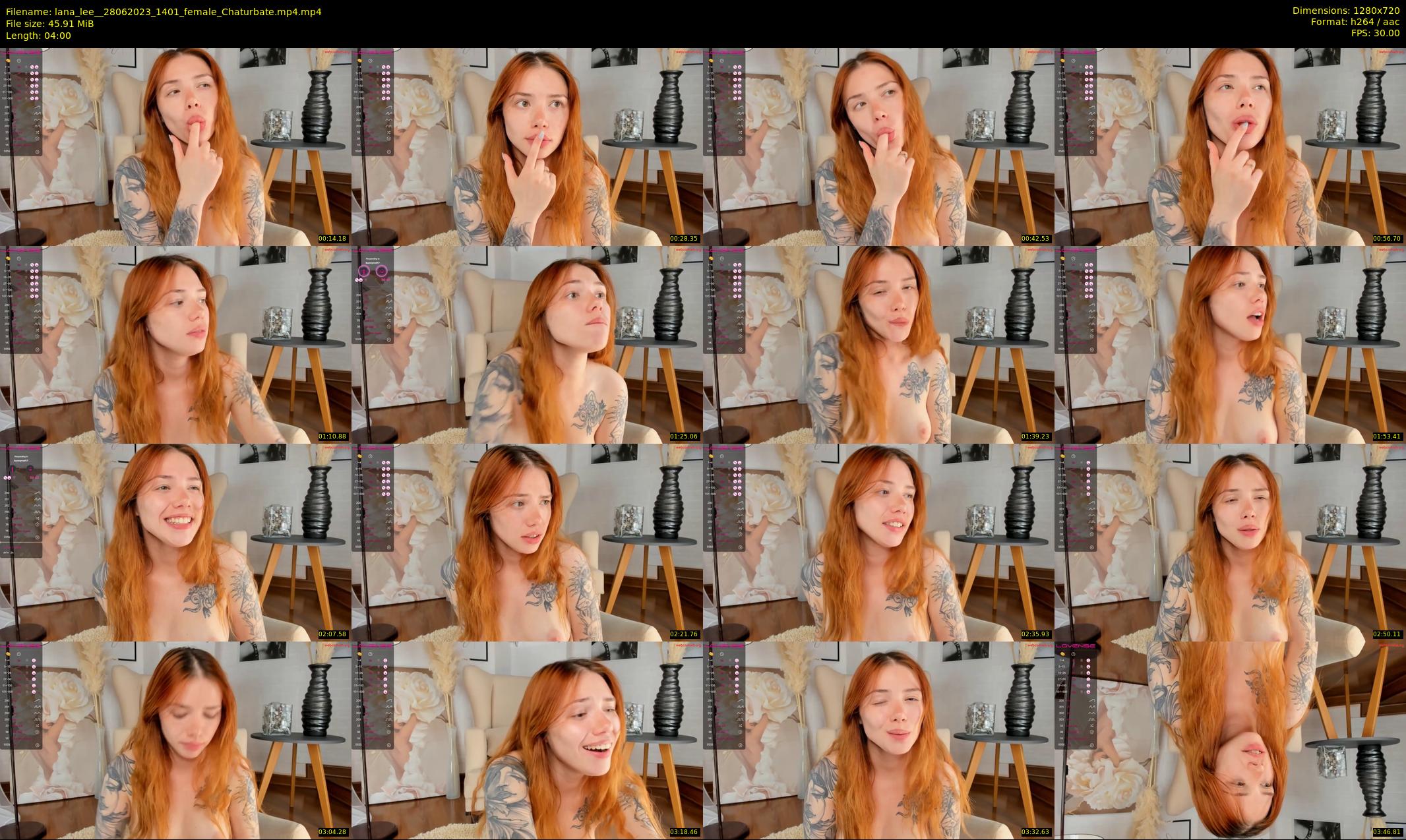 lana_lee_ — 4 minute Chaturbate female cam show recording, 720p, Jun 28, 2023