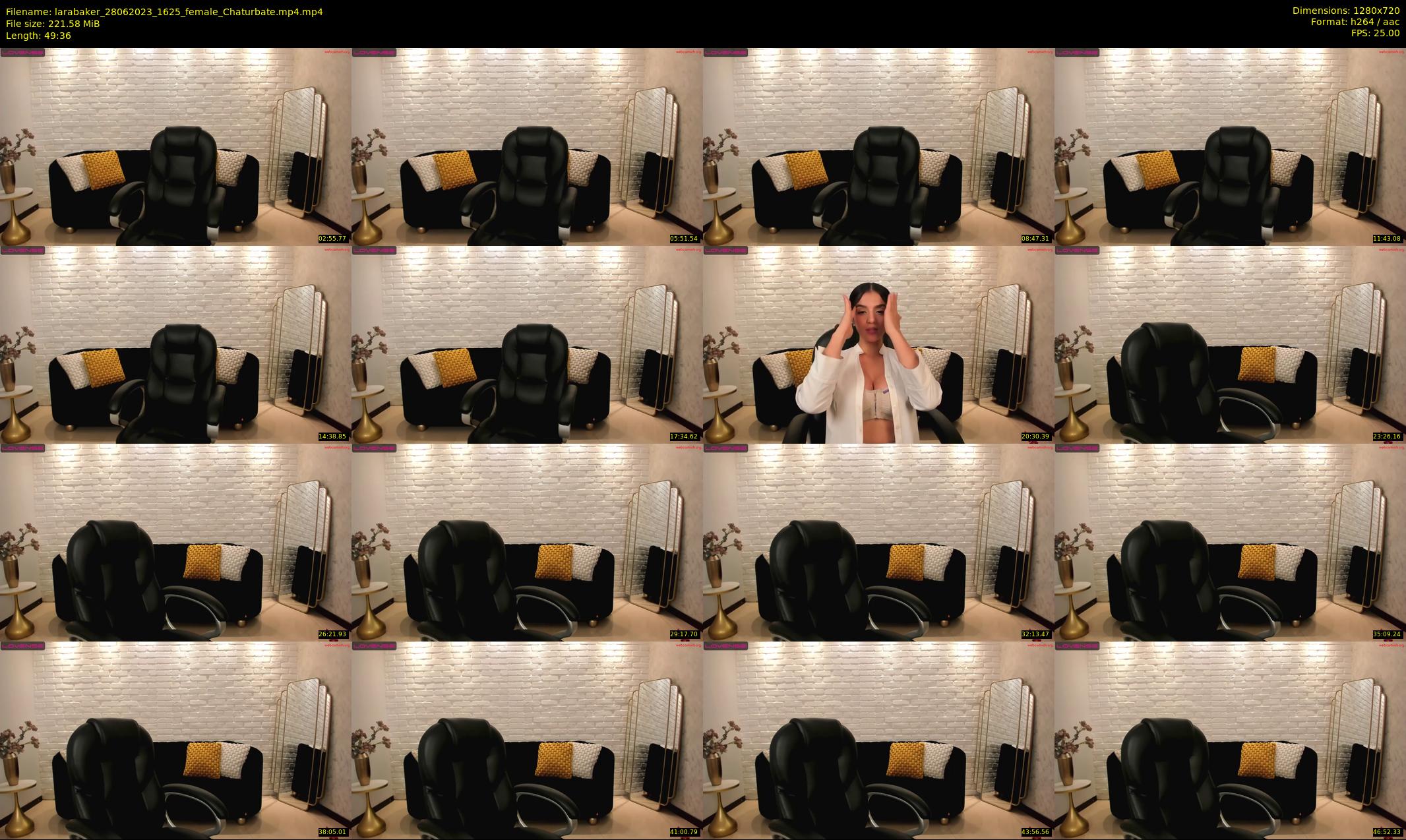 larabaker — 50 minute Chaturbate female cam show recording, 720p, Jun 28, 2023