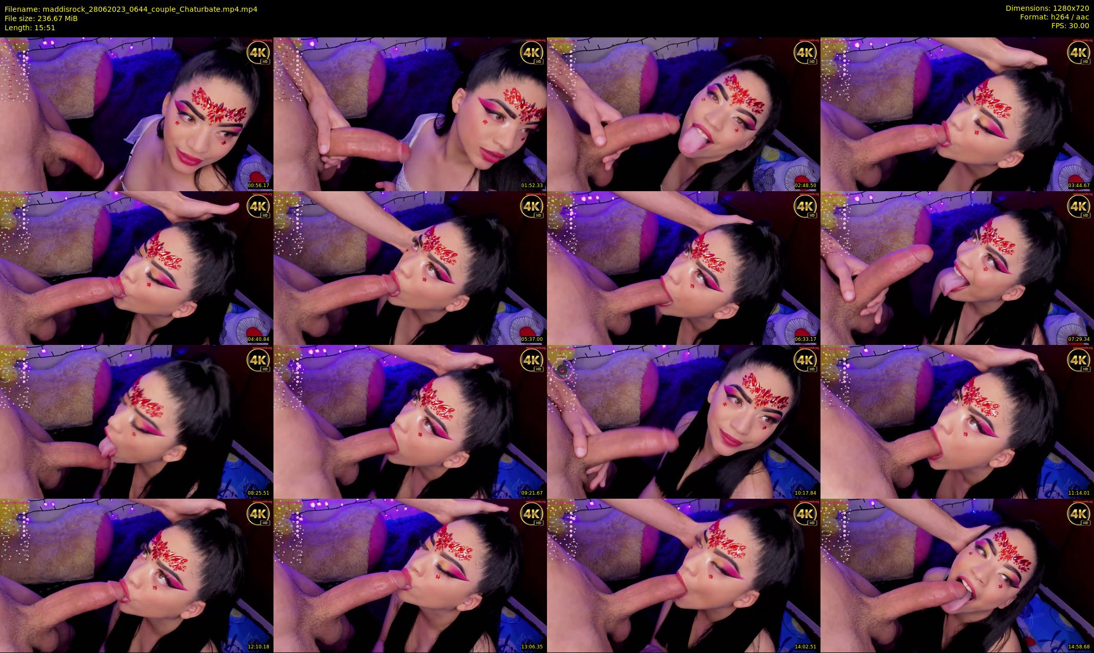 maddisrock — 16 minute Chaturbate couple cam show recording, 720p, Jun 28, 2023
