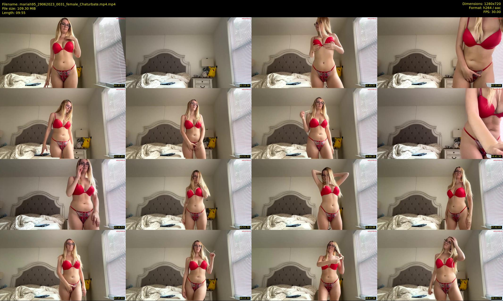 mariah95 — 10 minute Chaturbate female cam show recording, 720p, Jun 29, 2023