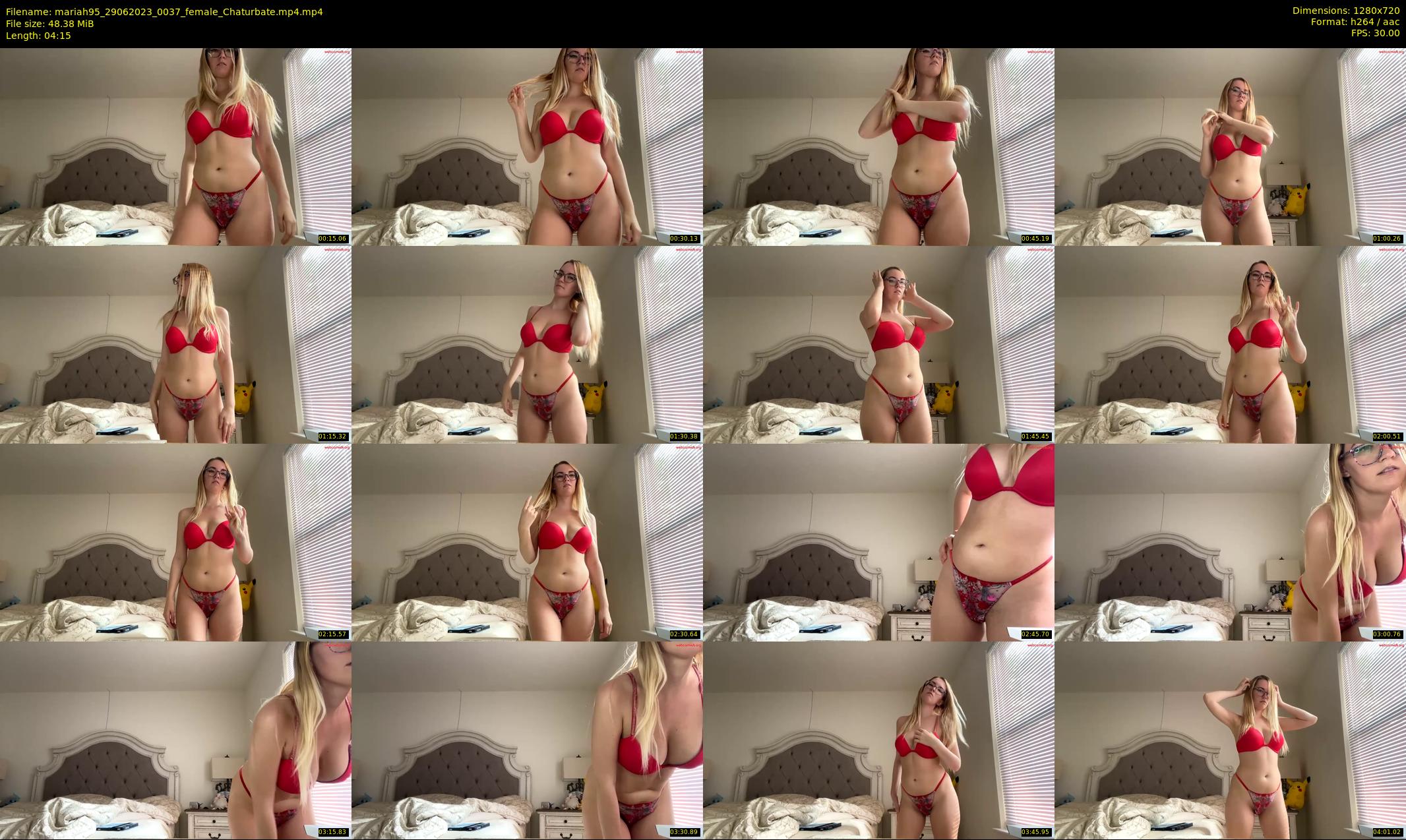 mariah95 — 5 minute Chaturbate female cam show recording, 720p, Jun 29, 2023