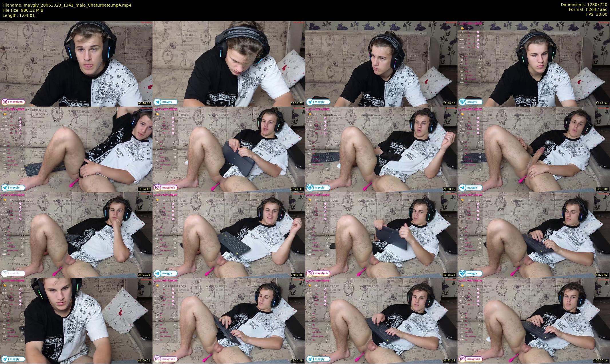 maygly — 65 minute Chaturbate male cam show recording, 720p, Jun 28, 2023